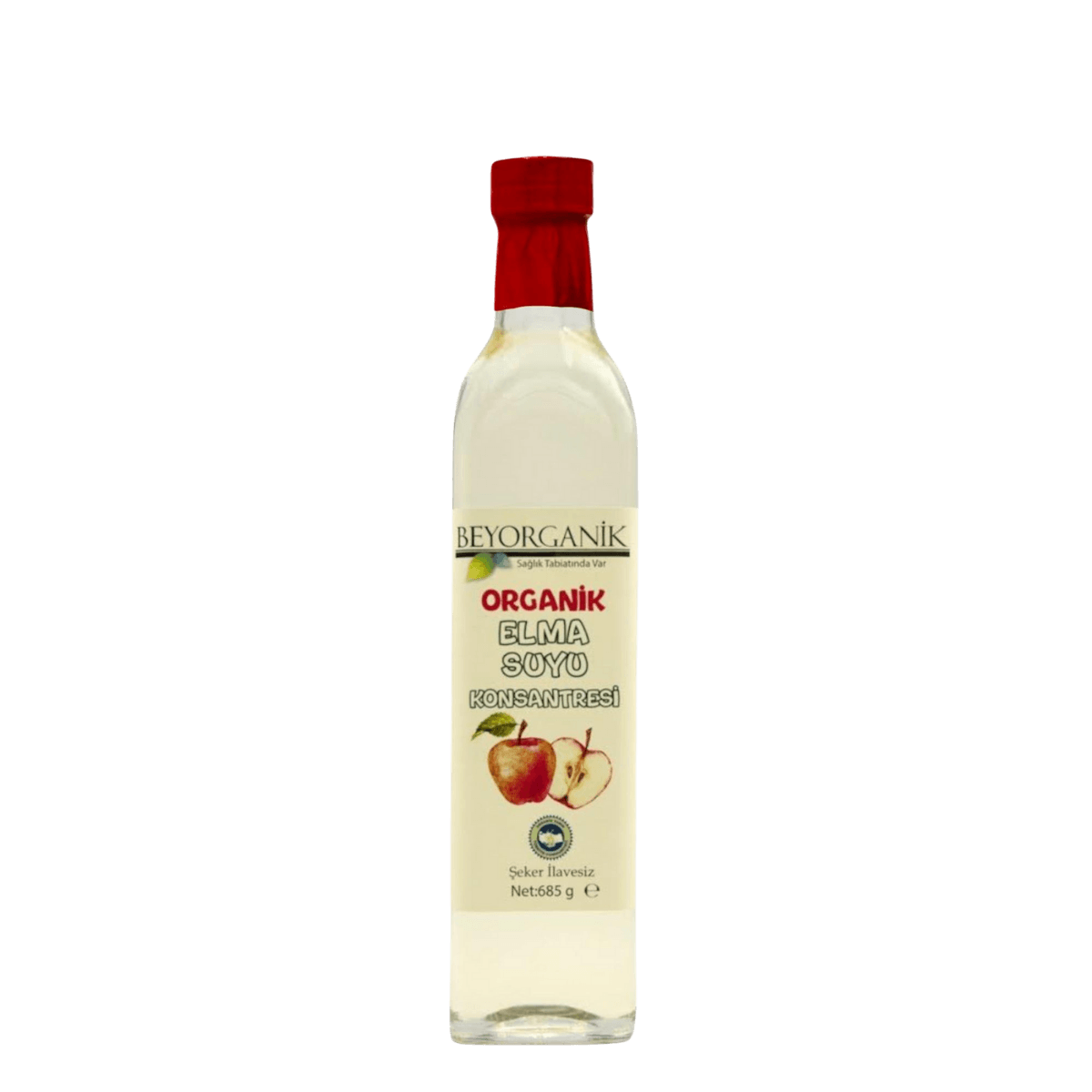 Organik Elma Suyu Konsantresi 685ml (PESTİSİT VE AĞIR METAL ANALİZLİ)