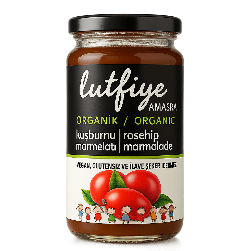Organik Kuşburnu Marmelatı 280g