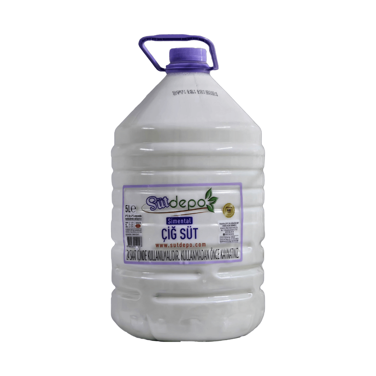 Simental Çiğ Süt 5lt 