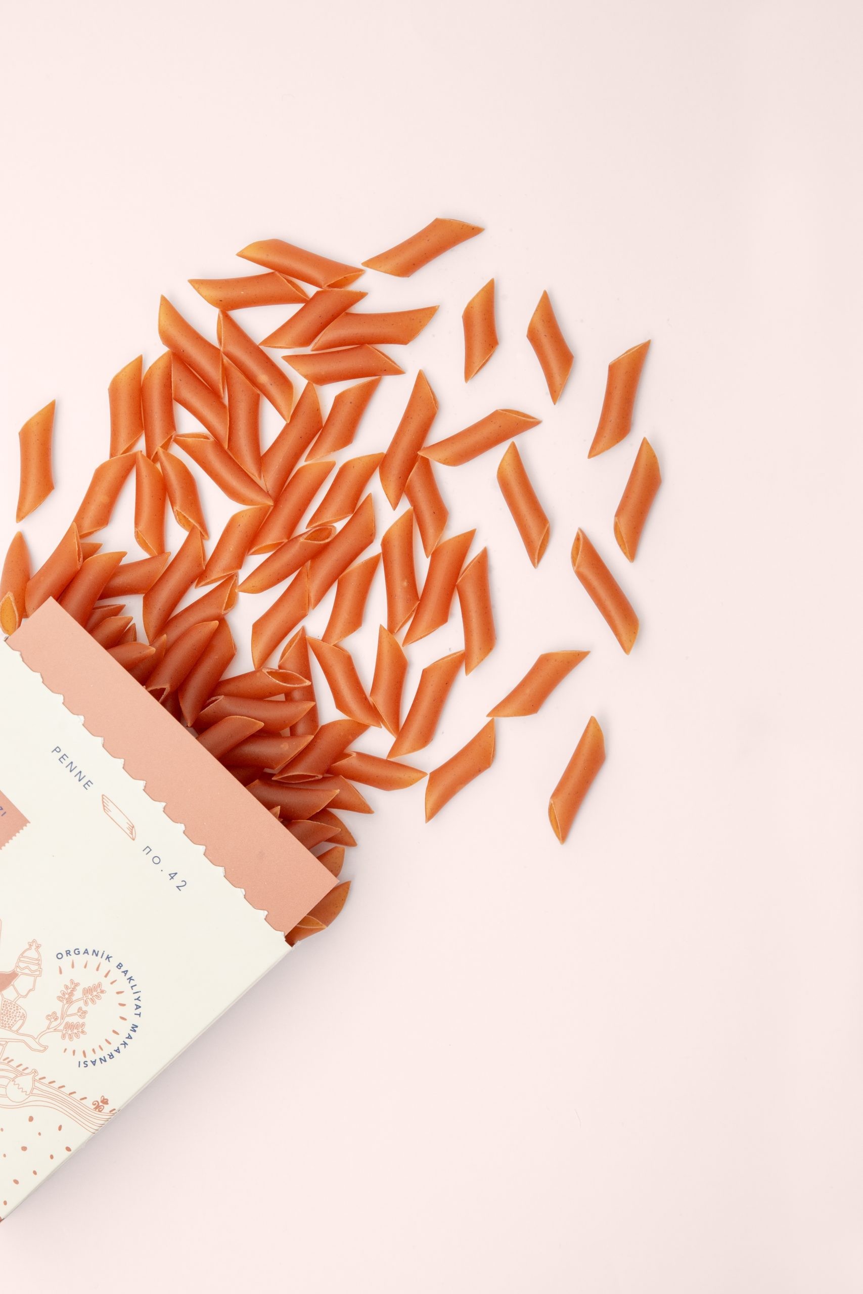 Organik Kırmızı Mercimekli Penne 240 Gr (İz Miktarda Gluten)