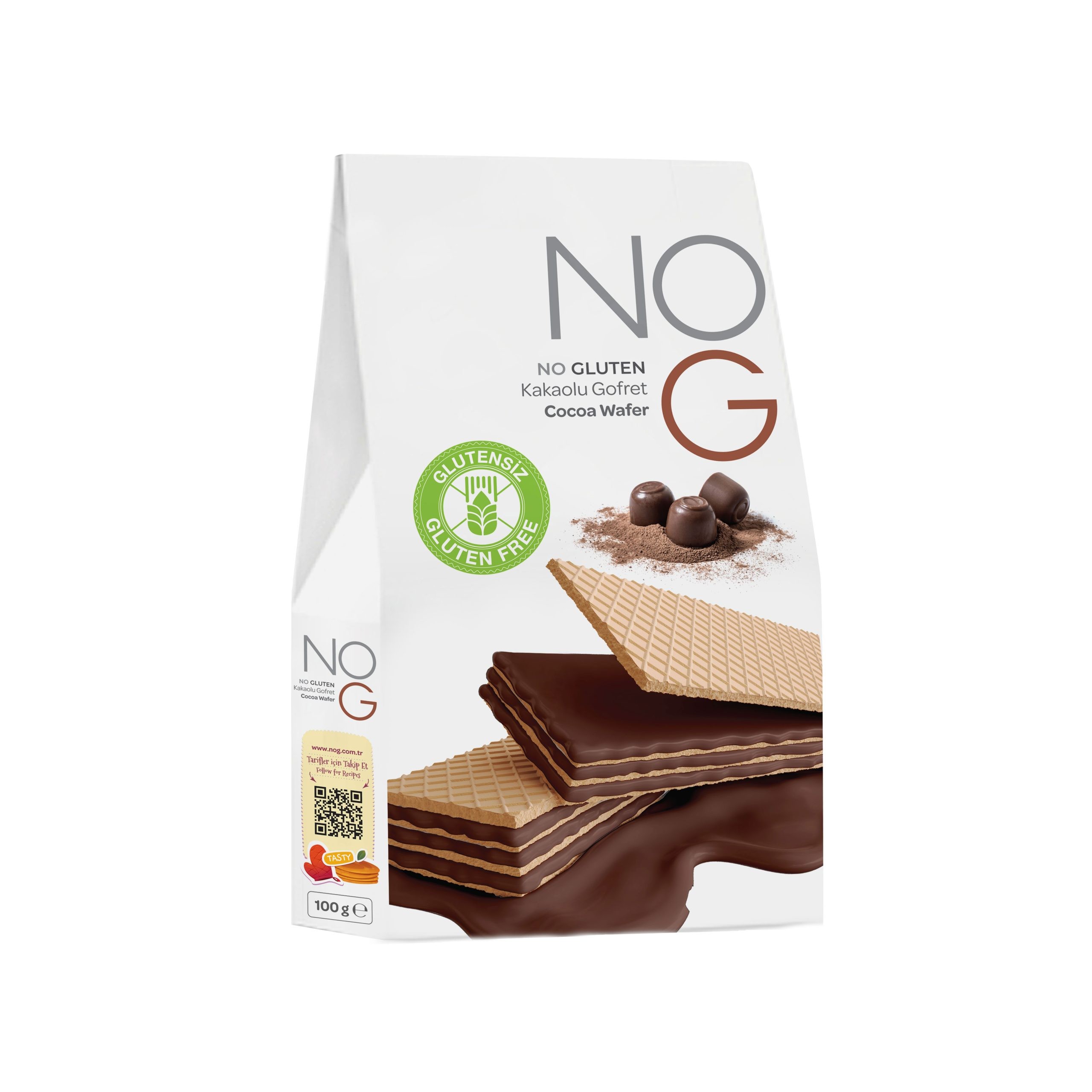 Glutensiz Kakaolu Gofret 100GR
