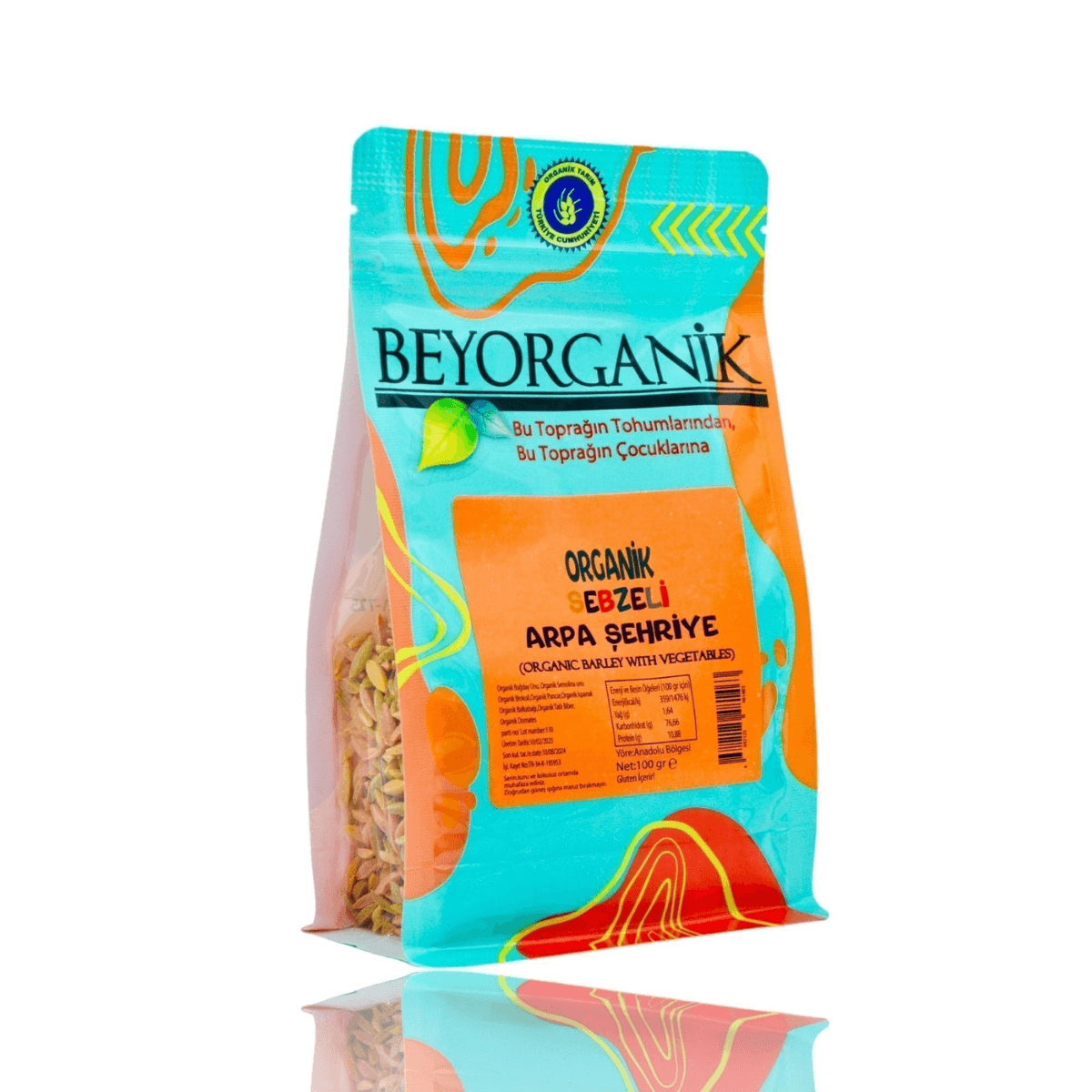 Organik Sebzeli Arpa Şehriye 300Gr