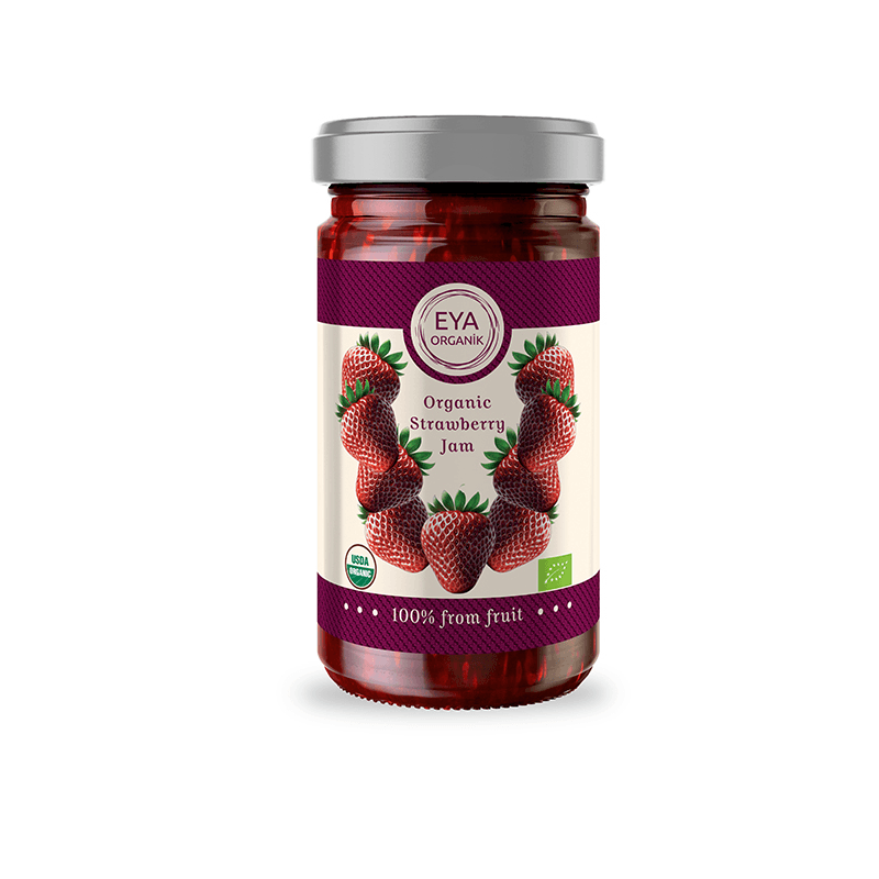  Organik Çilek Reçeli 280gr