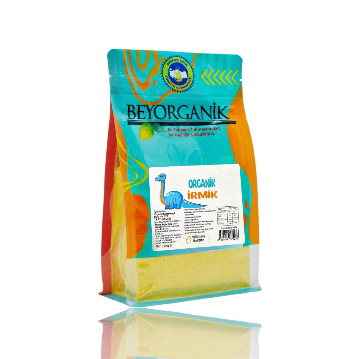 Organik Bebek İrmik 350 Gr