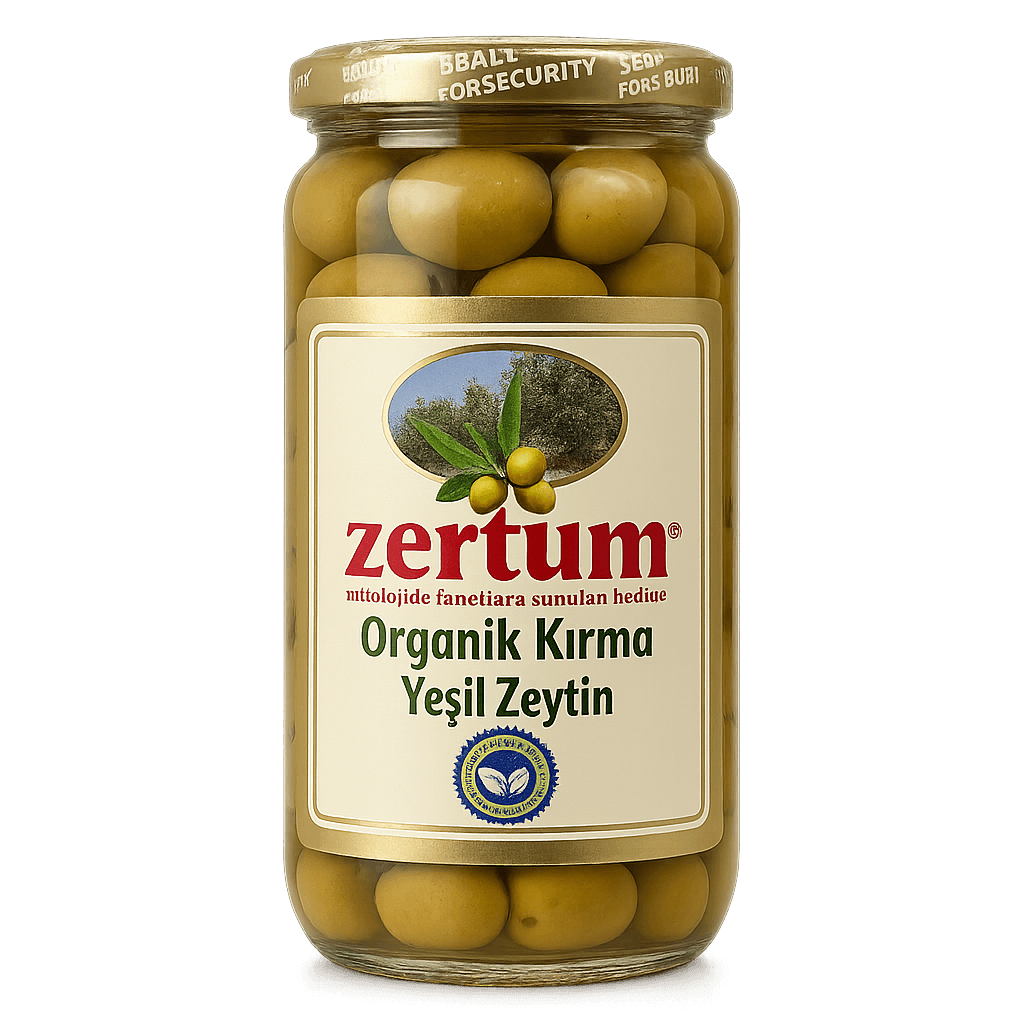 Organik Kırma Yeşil Zeytin 475g