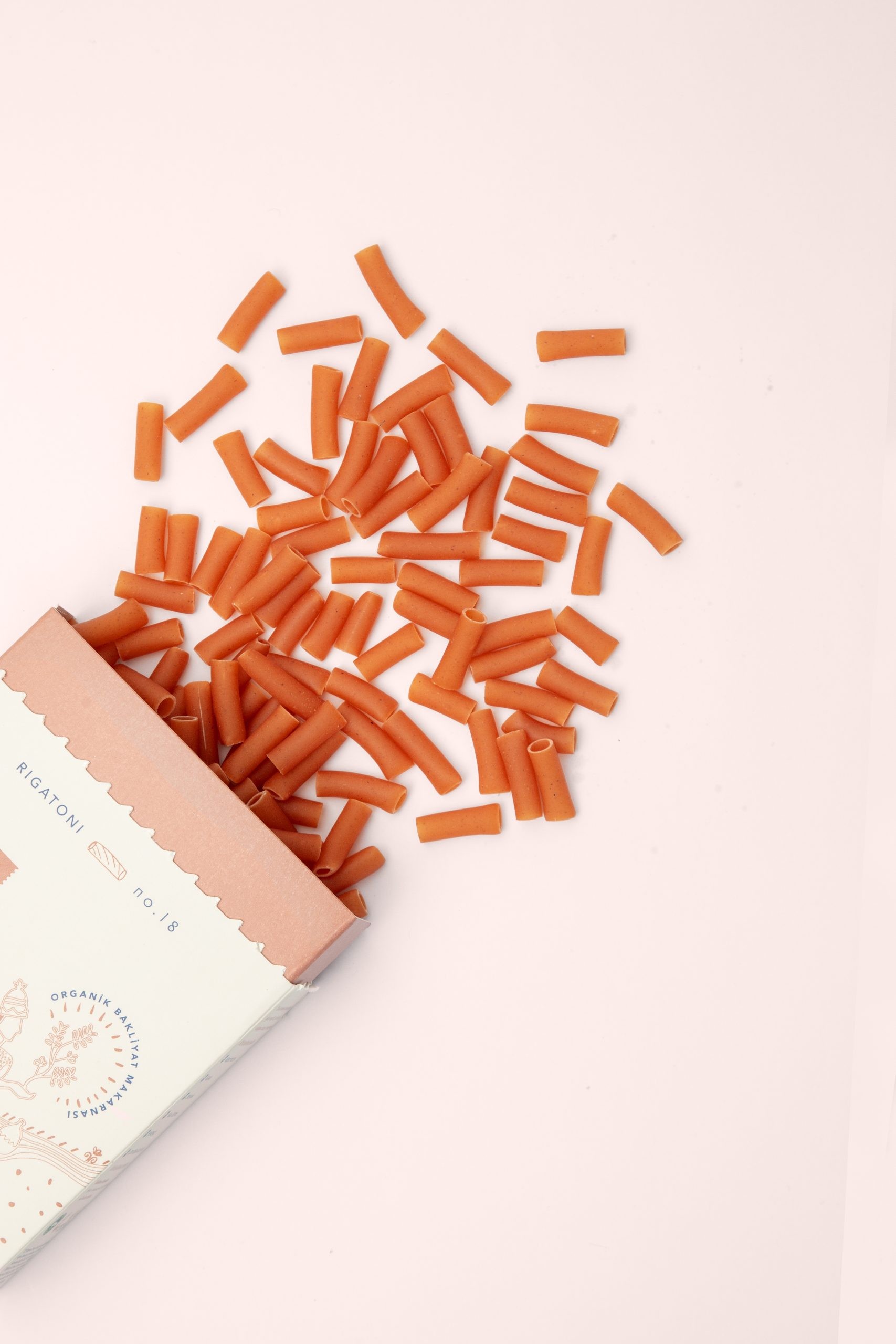 Organik Kırmızı Mercimekli Rigatoni 240 Gr (İz Miktarda Gluten)