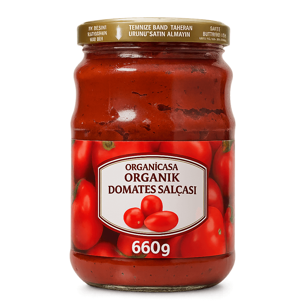 Organik Domates Salçası 660Gr