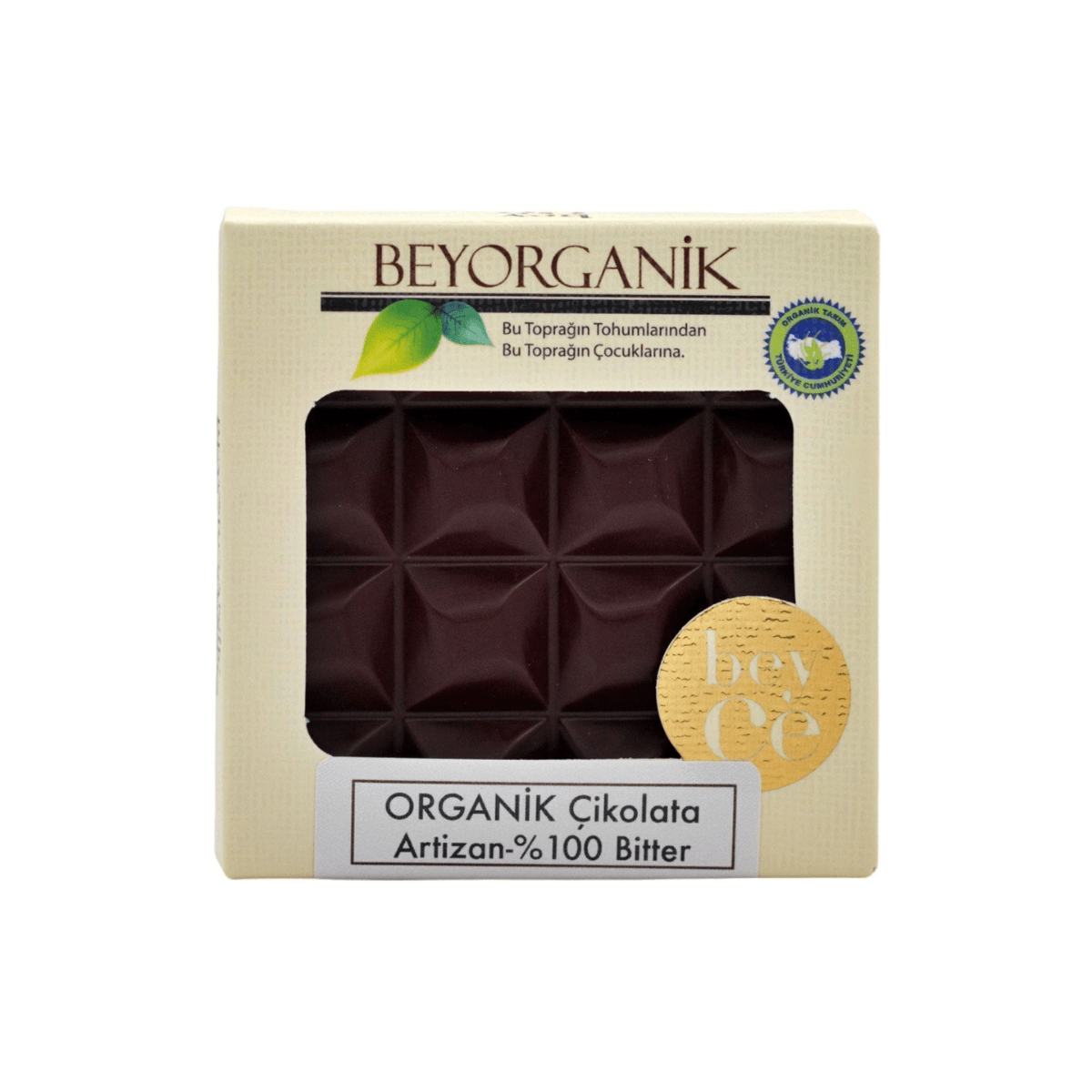 Organik Çikolata Bitter %100 40GR