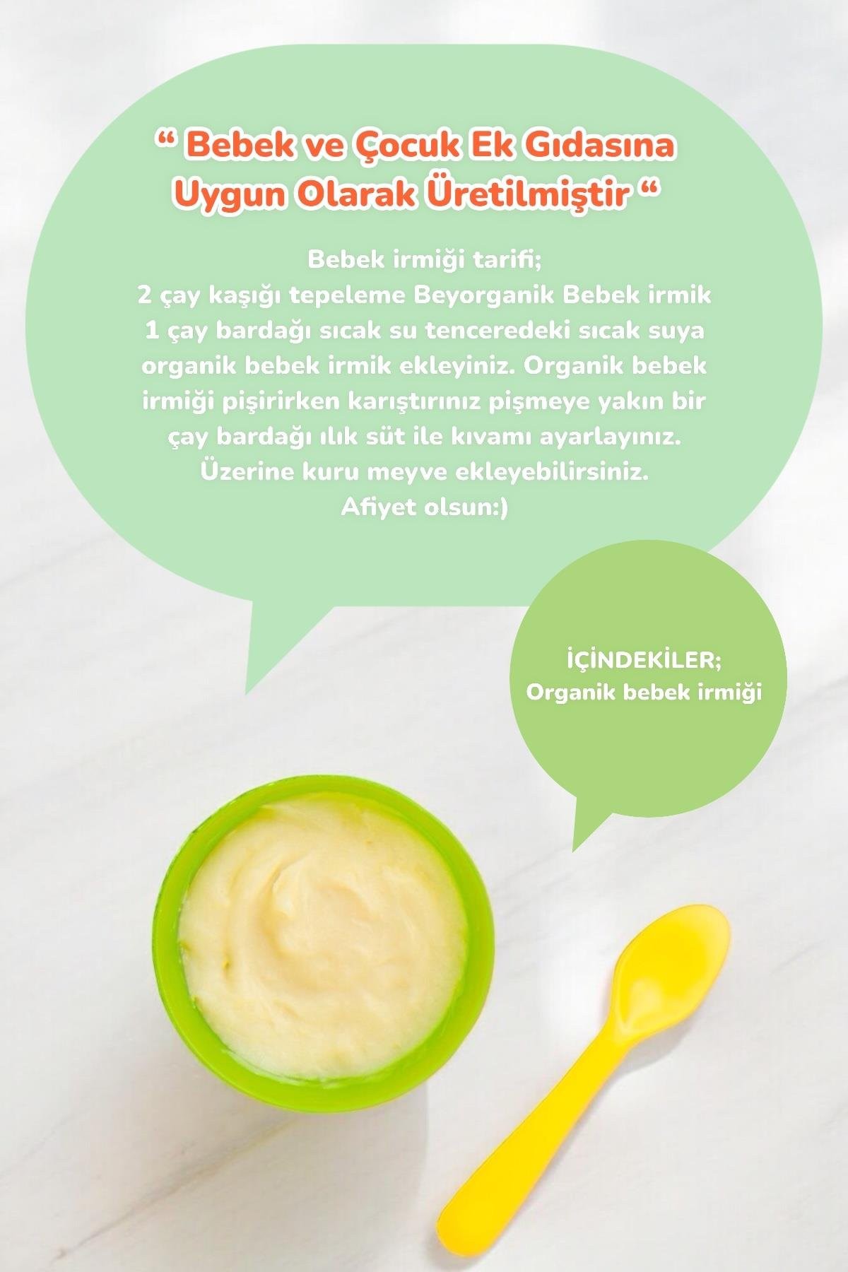 Organik Bebek İrmik 350 Gr