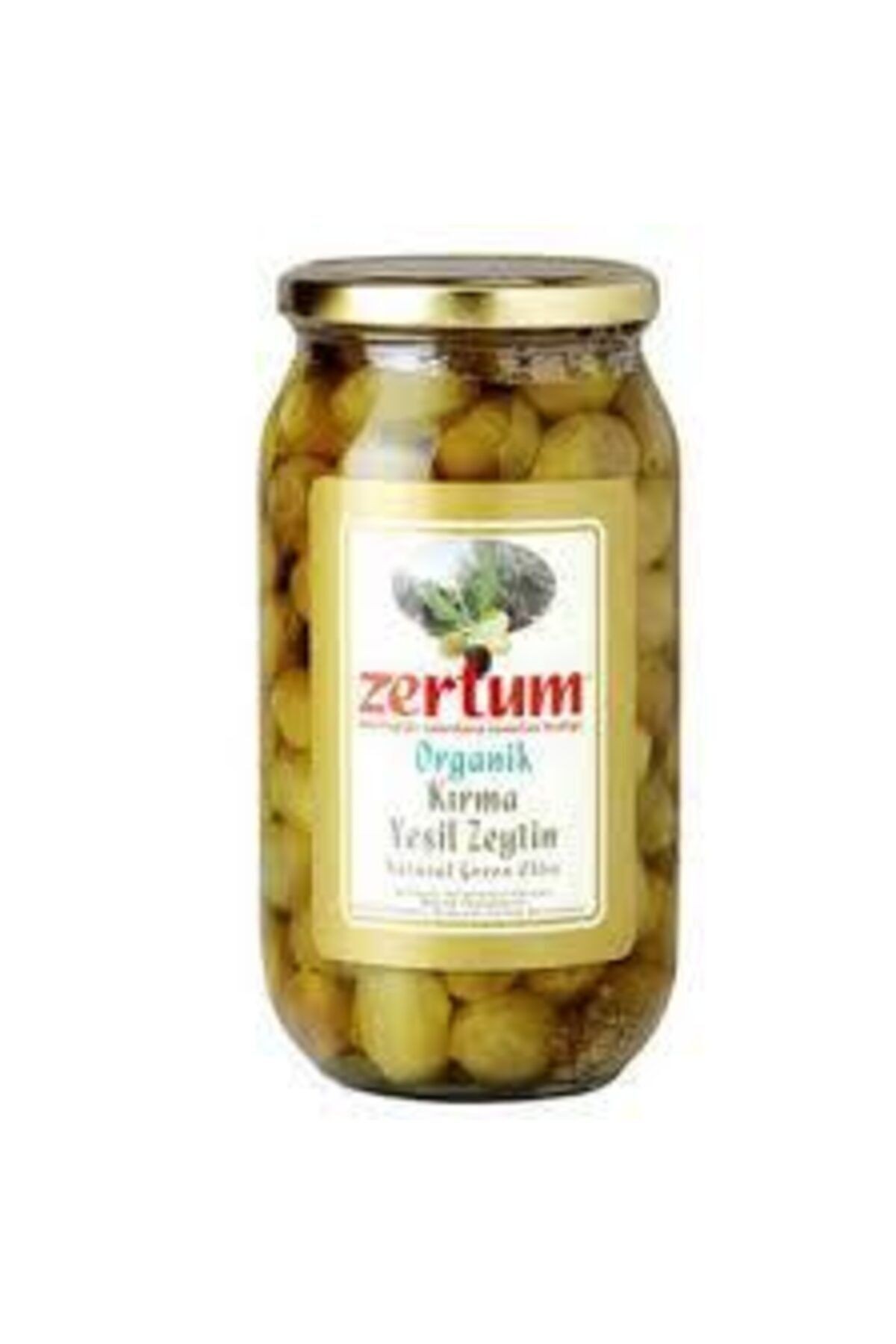 Organik Kırma Yeşil Zeytin 1000g