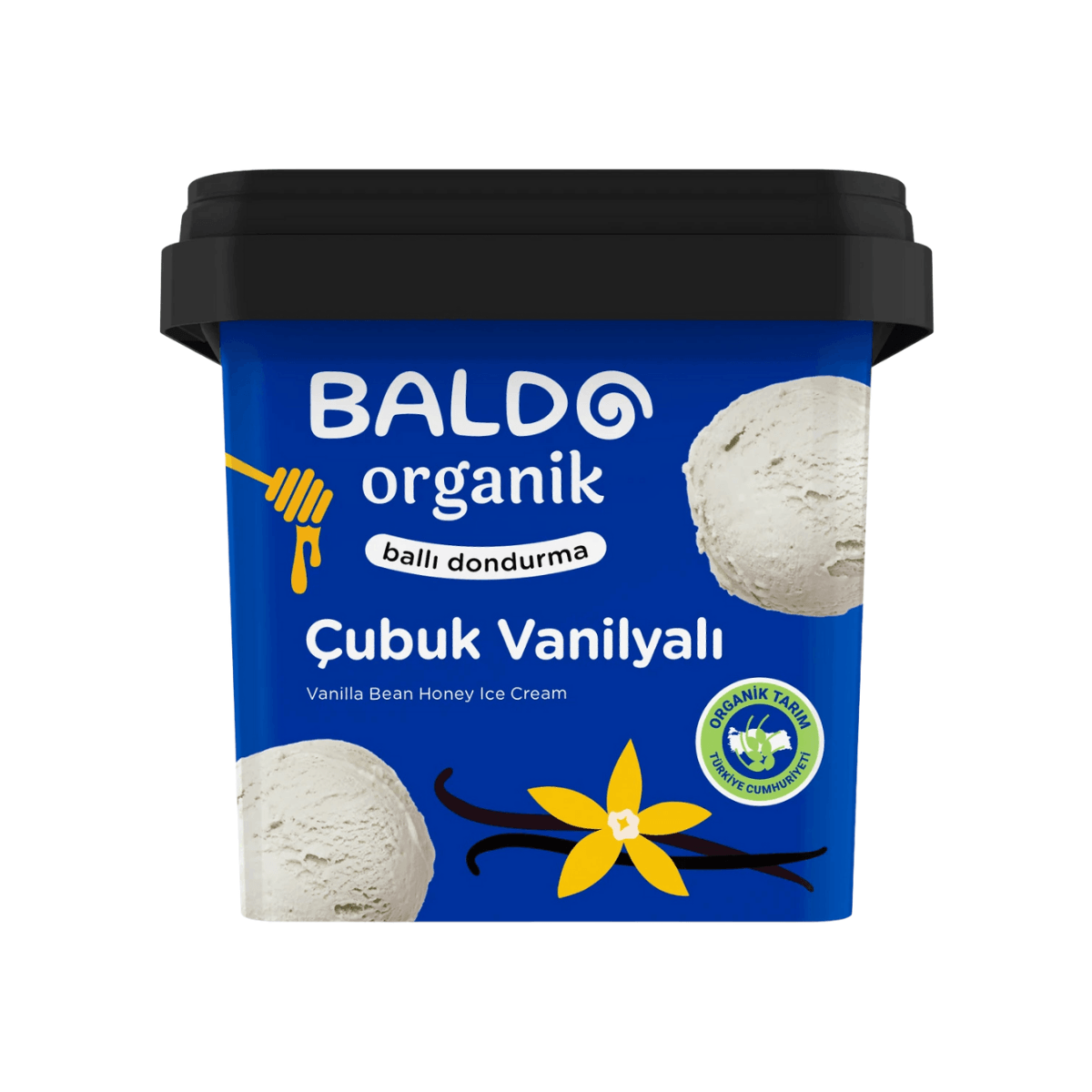 Organik Çubuk Vanilya Dondurma 300g