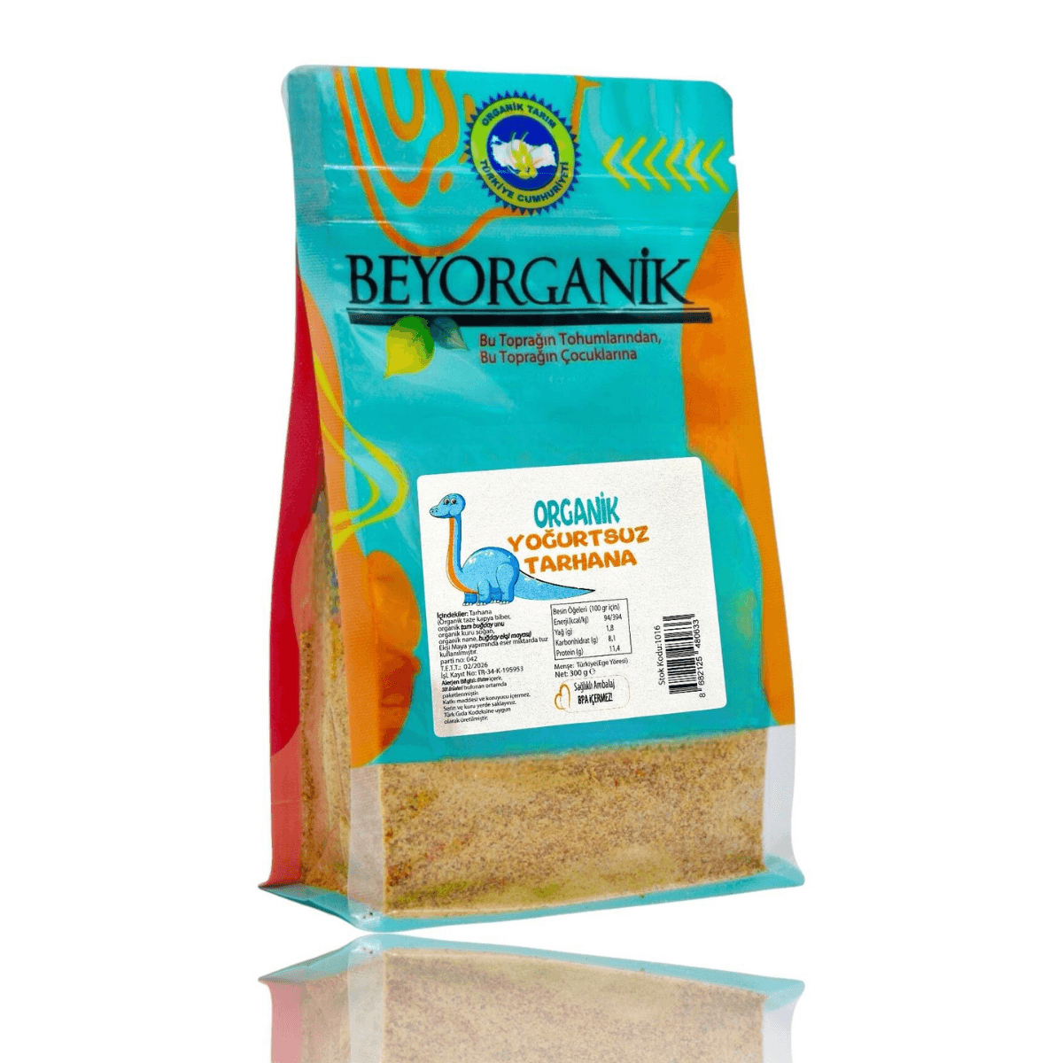 Organik Tarhana VEGAN Yoğurtsuz- 300gr (PESTİSİT VE AFLATOKSİN ANALİZLİ)
