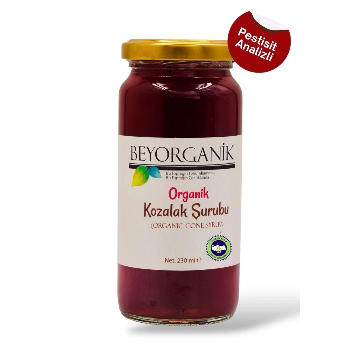 Organik Kozalak Şurubu 230gr (PESTİSİT ANALİZLİ)