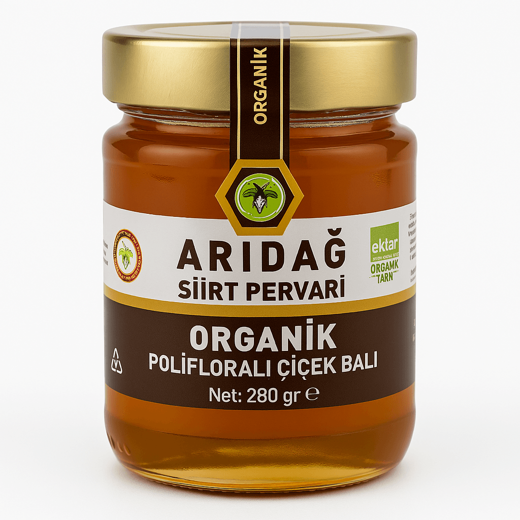 Organik Polifloralı Çiçek Balı 280g