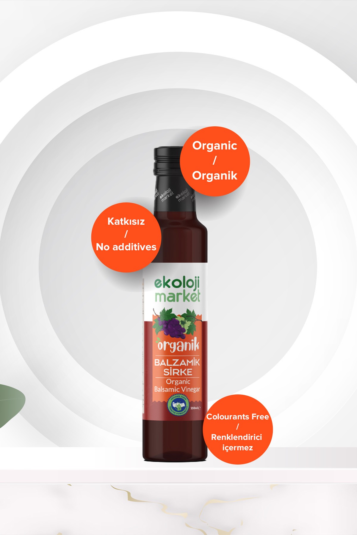 Organik Balzamik Sirkesi 250ml