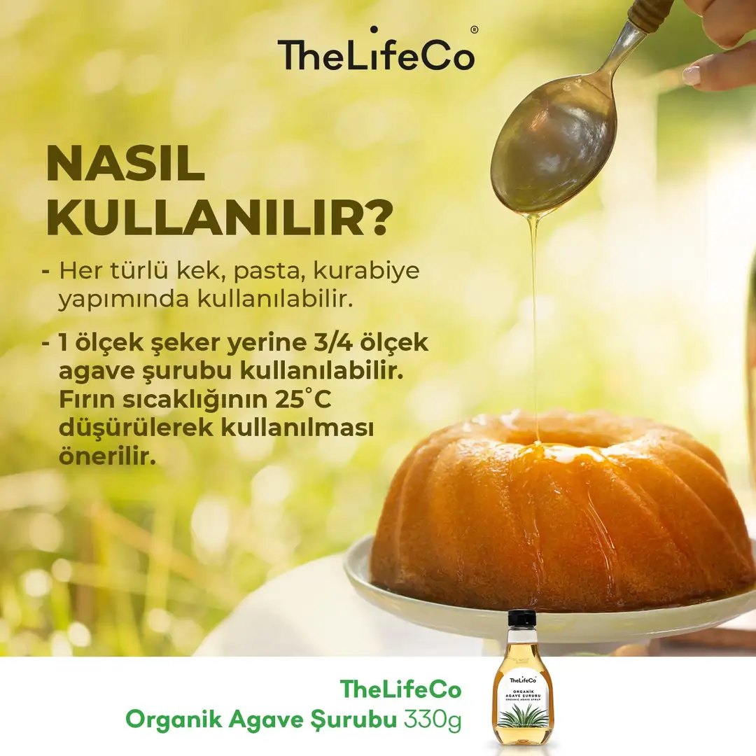 TheLifeCo Organik Agave urubu 330 g
