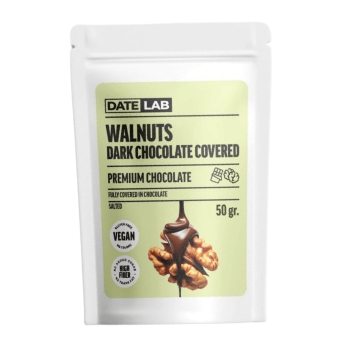 Şekersiz Çikolata Kaplı Ceviz 50g