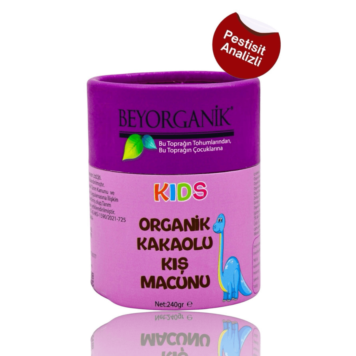 Kakaolu Kış Macunu 240g KİDS (PESTİSİT VE AĞIR METAL ANALİZLİ)