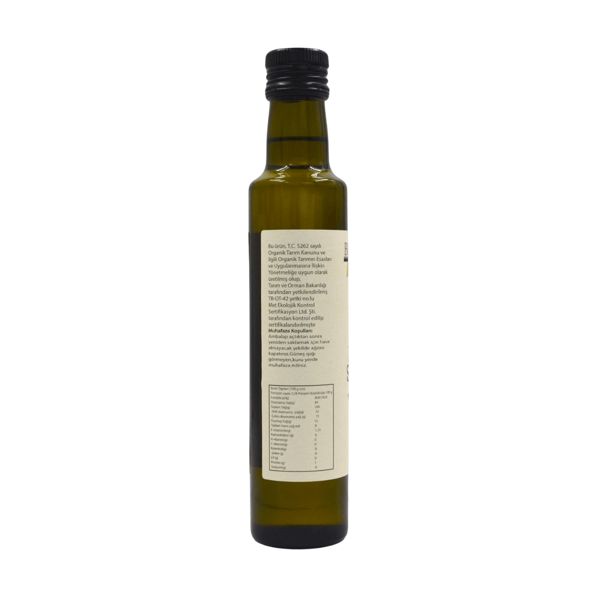 Organik Soğuk Sıkım Sızma Bebek Zeytinyağı 250ml