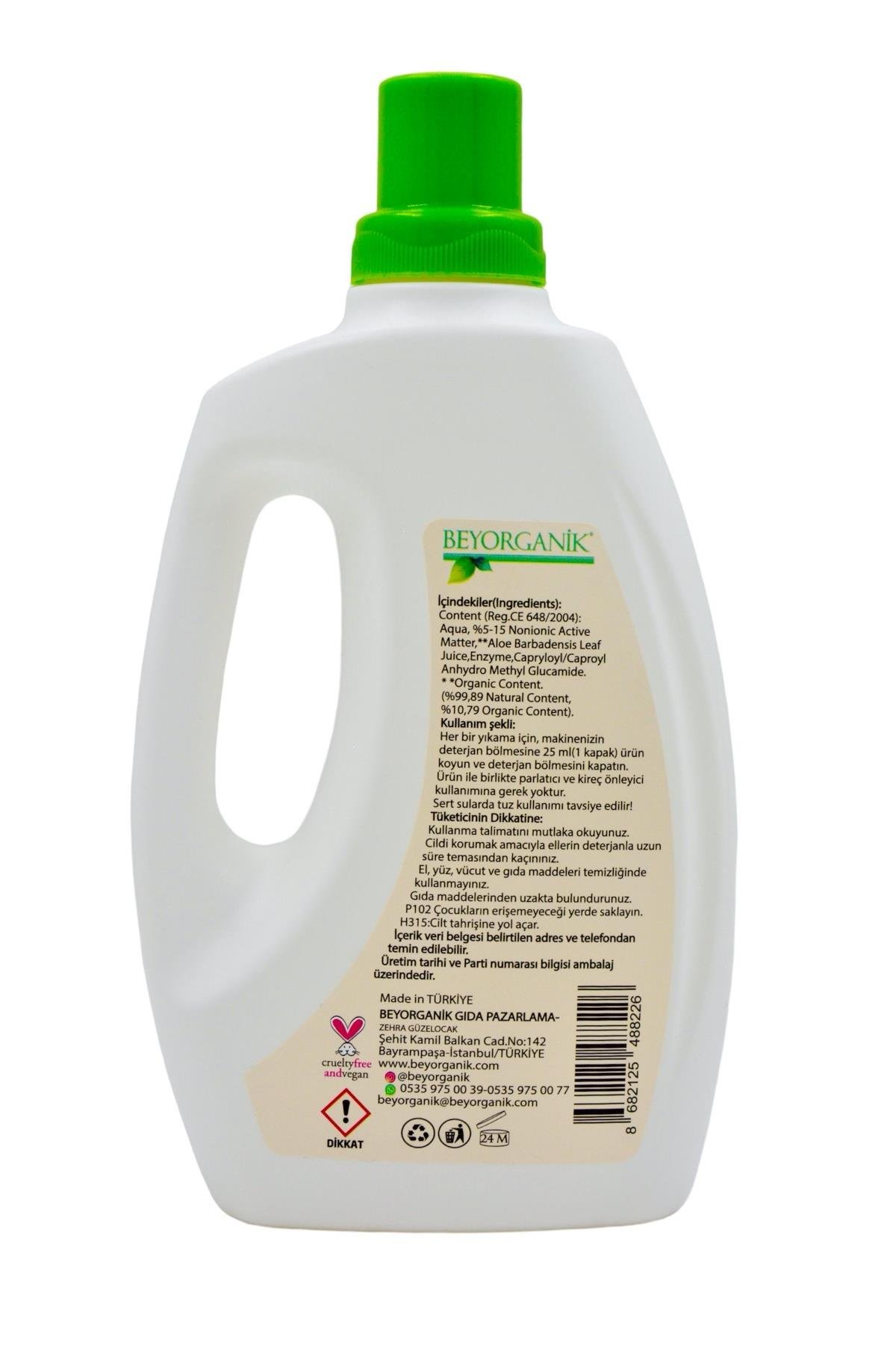 Organik & Vegan Bulaşık Makinesi Deterjanı – 750ml