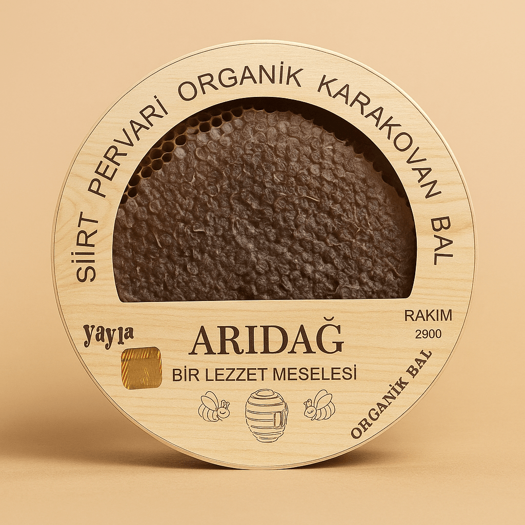 Organik Sertifikalı Siirt Pervari Karakovan Bal 1000gr