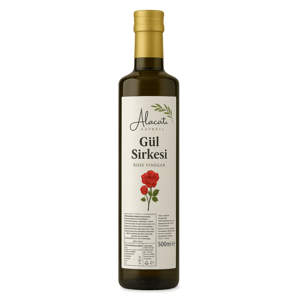 Doğal Gül Sirkesi 500ml