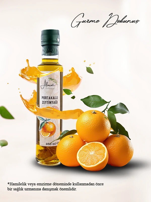 Portakallı Zeytinyağ 250 ml