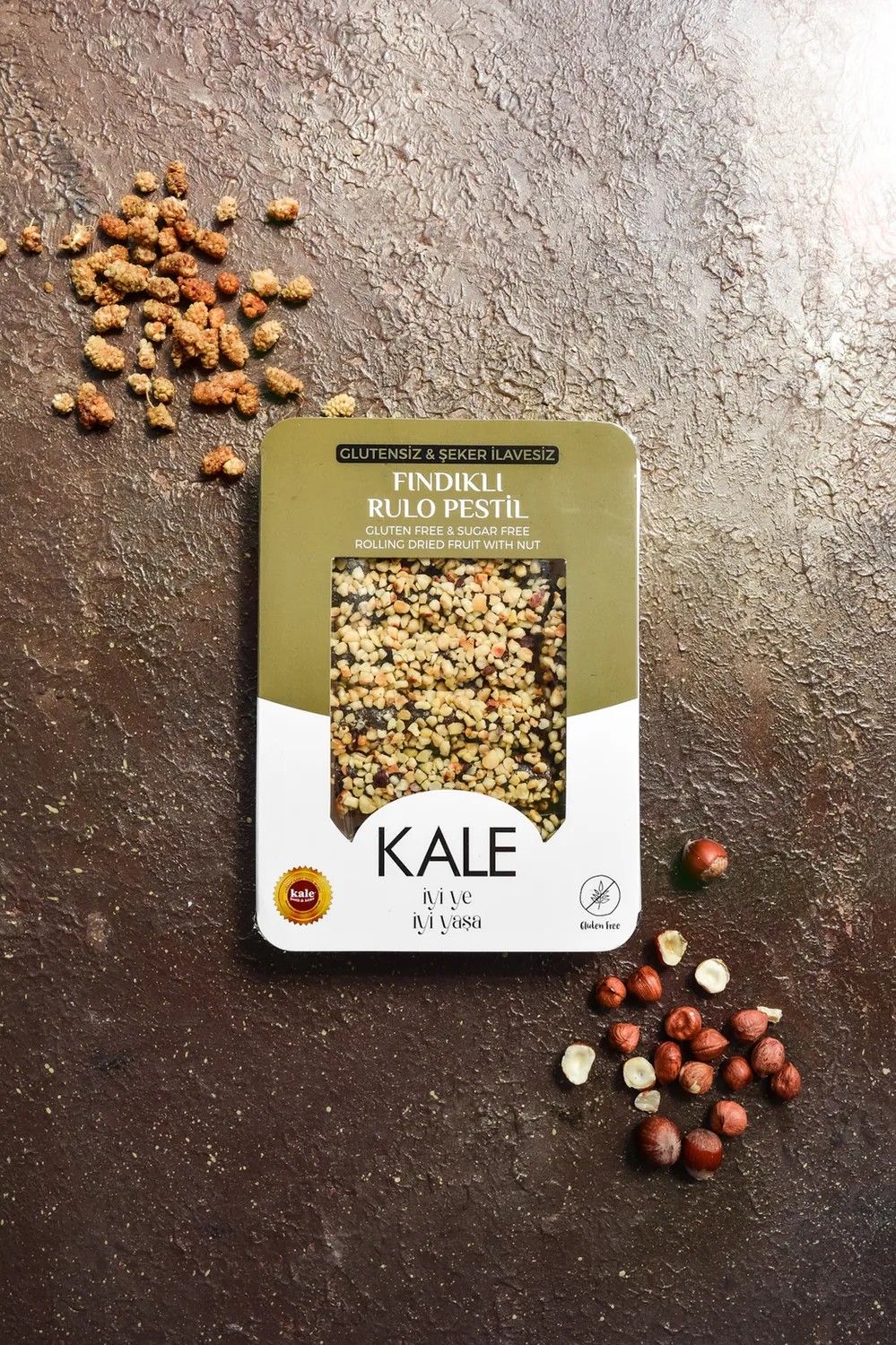 Glutensiz & Şeker İlavesiz Fındıklı Rulo Pestil 230 gr