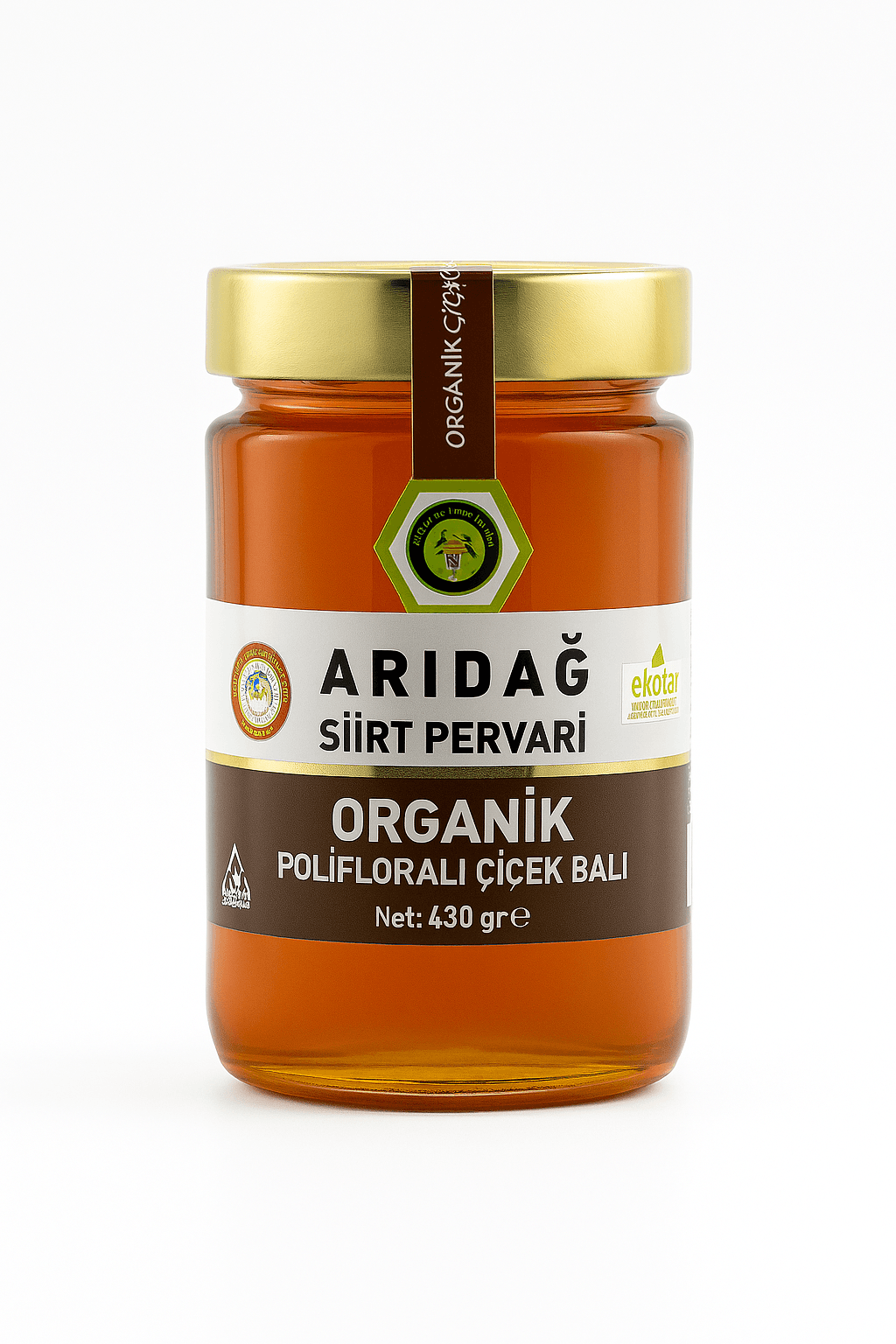 Organik Polifloralı Çiçek Balı 430g