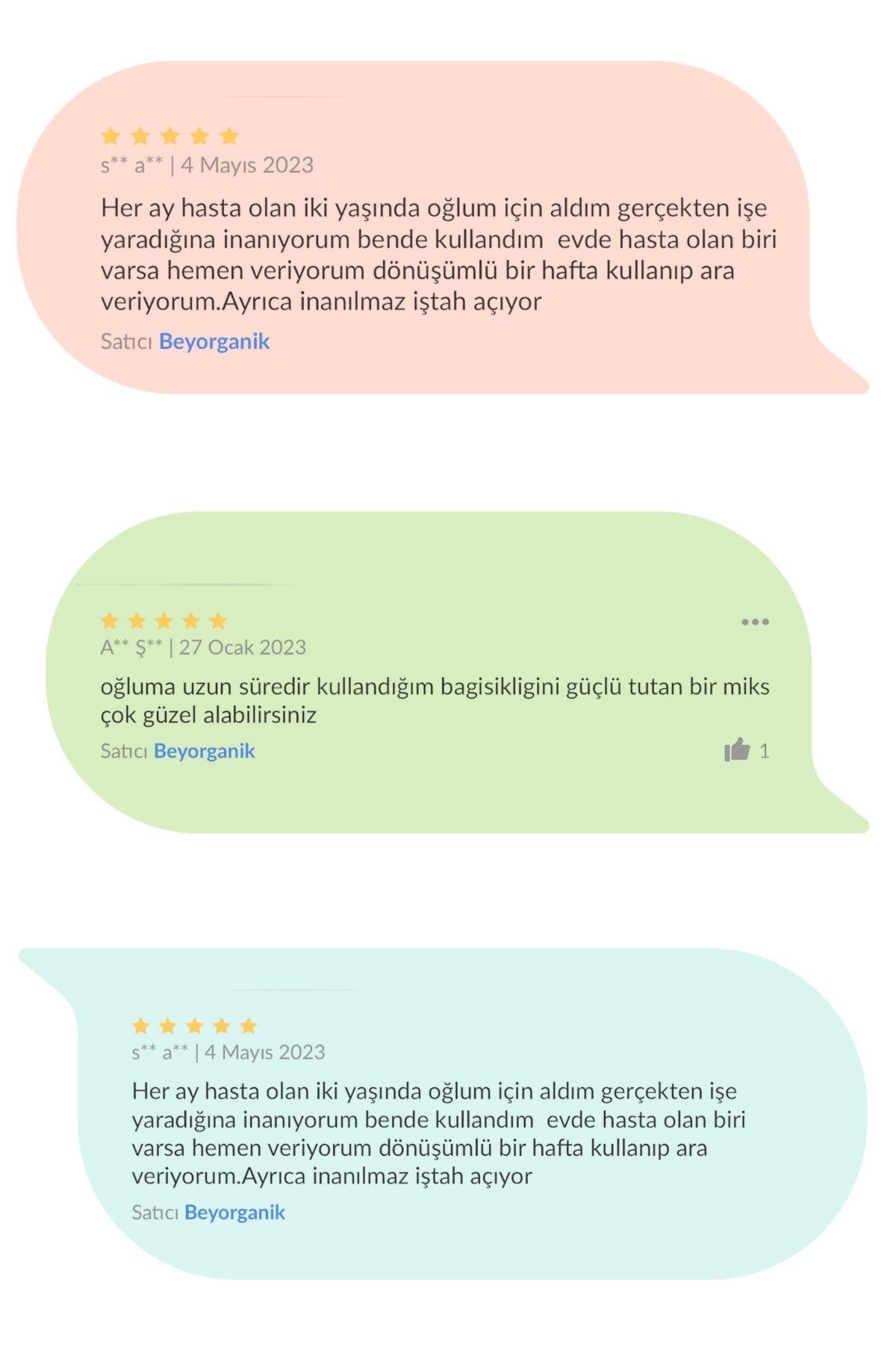 Organik Bey-Mor Mix Meyve Parçacıklı 260 gr (PESTİSİT VE AĞIR METAL ANALİZLİ)