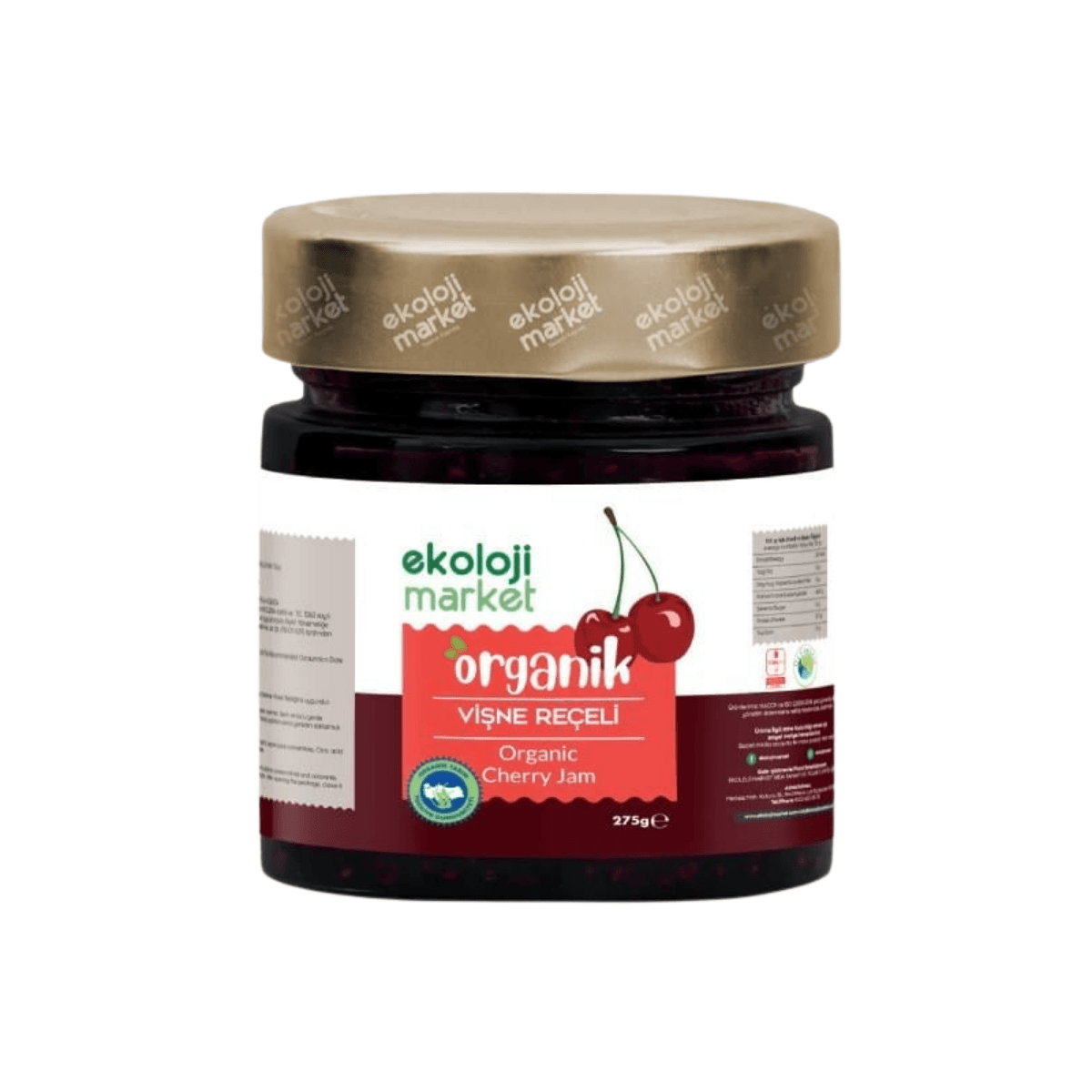 Organik Vişne Reçel 275 gr