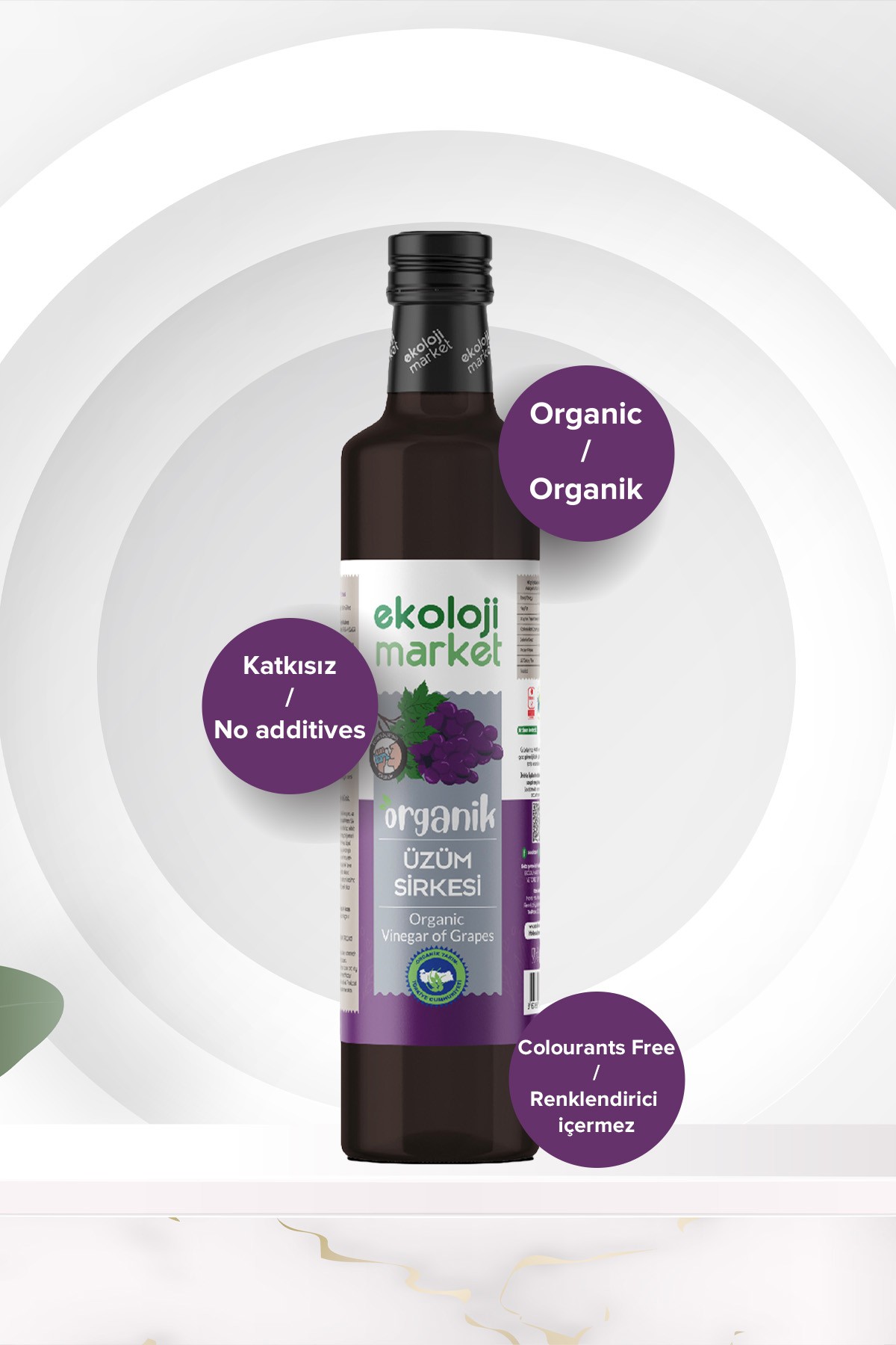 Organik Üzüm Sirkesi 500ml