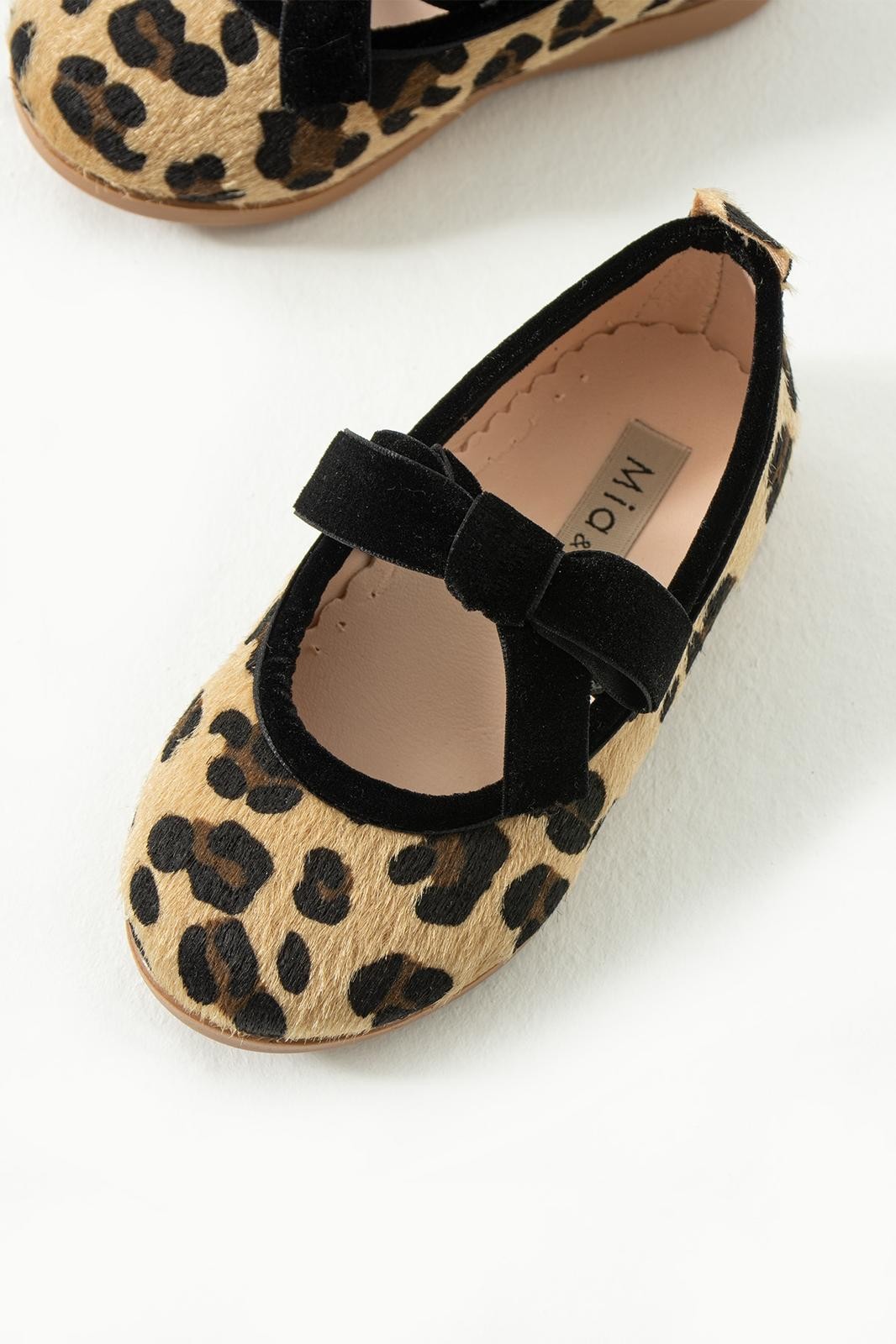 Kız Bebek Leoparlı Babet