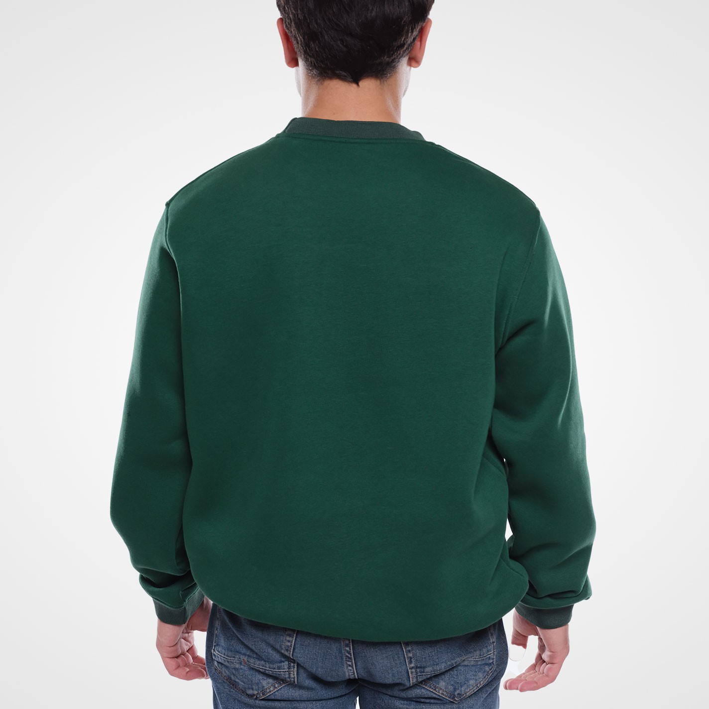 Lamakaeb Club Fleece  Unisex Pullover Sweatshirt -  Forest Green