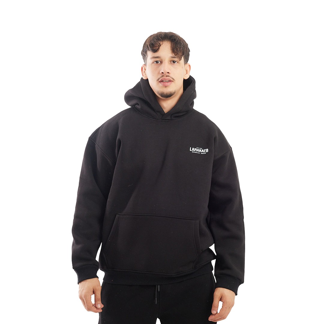 LMKB STRAIGHT OVERSIZE SWEATSHIRT BLACK