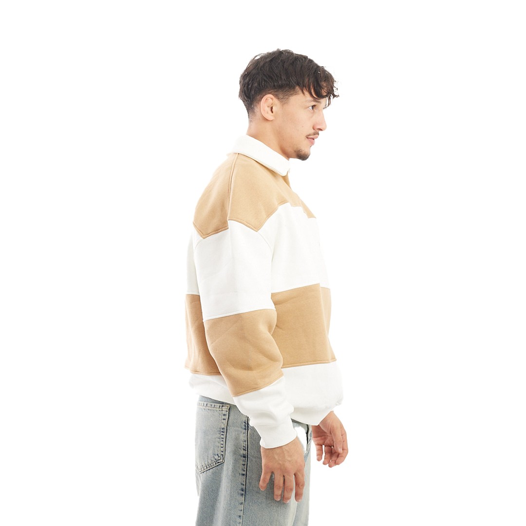 LMKB OVERSIZE SWEATSHIRT VISON-WHITE