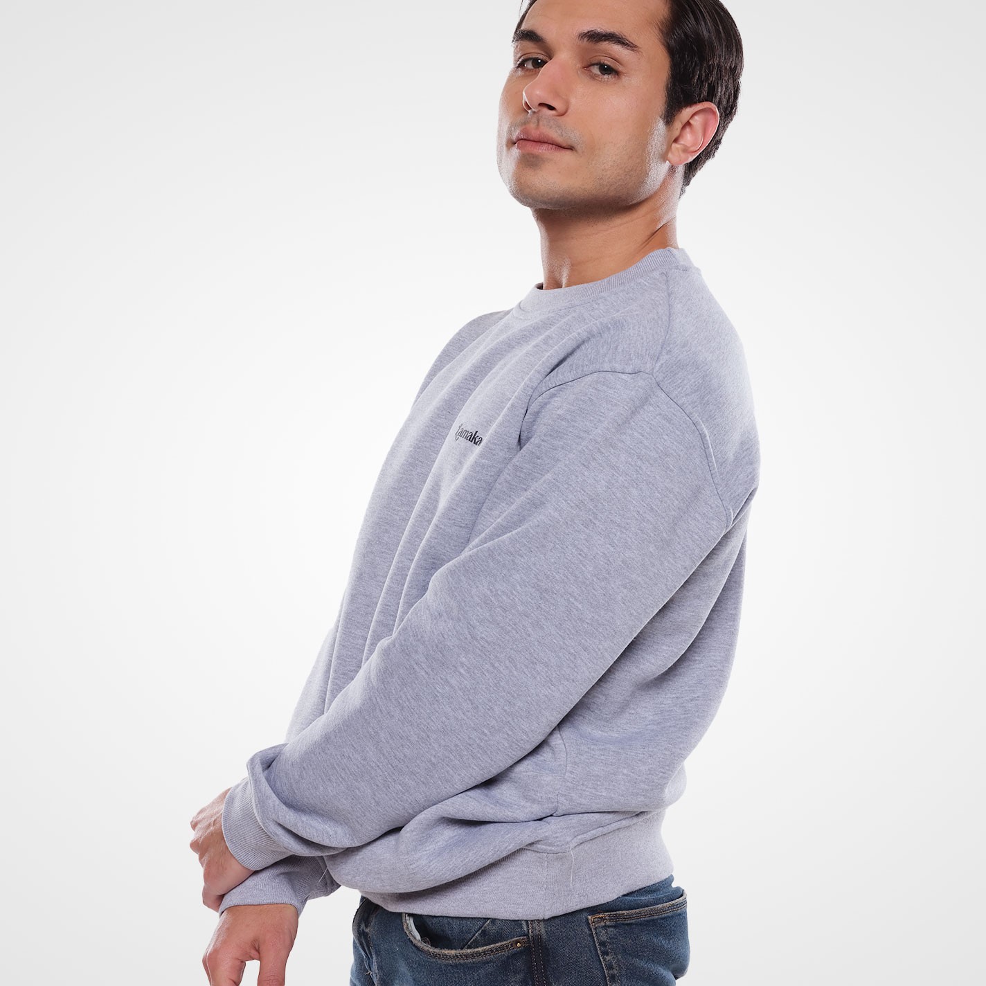 LMKB STRAIGHT GREY SWEATSHIRT