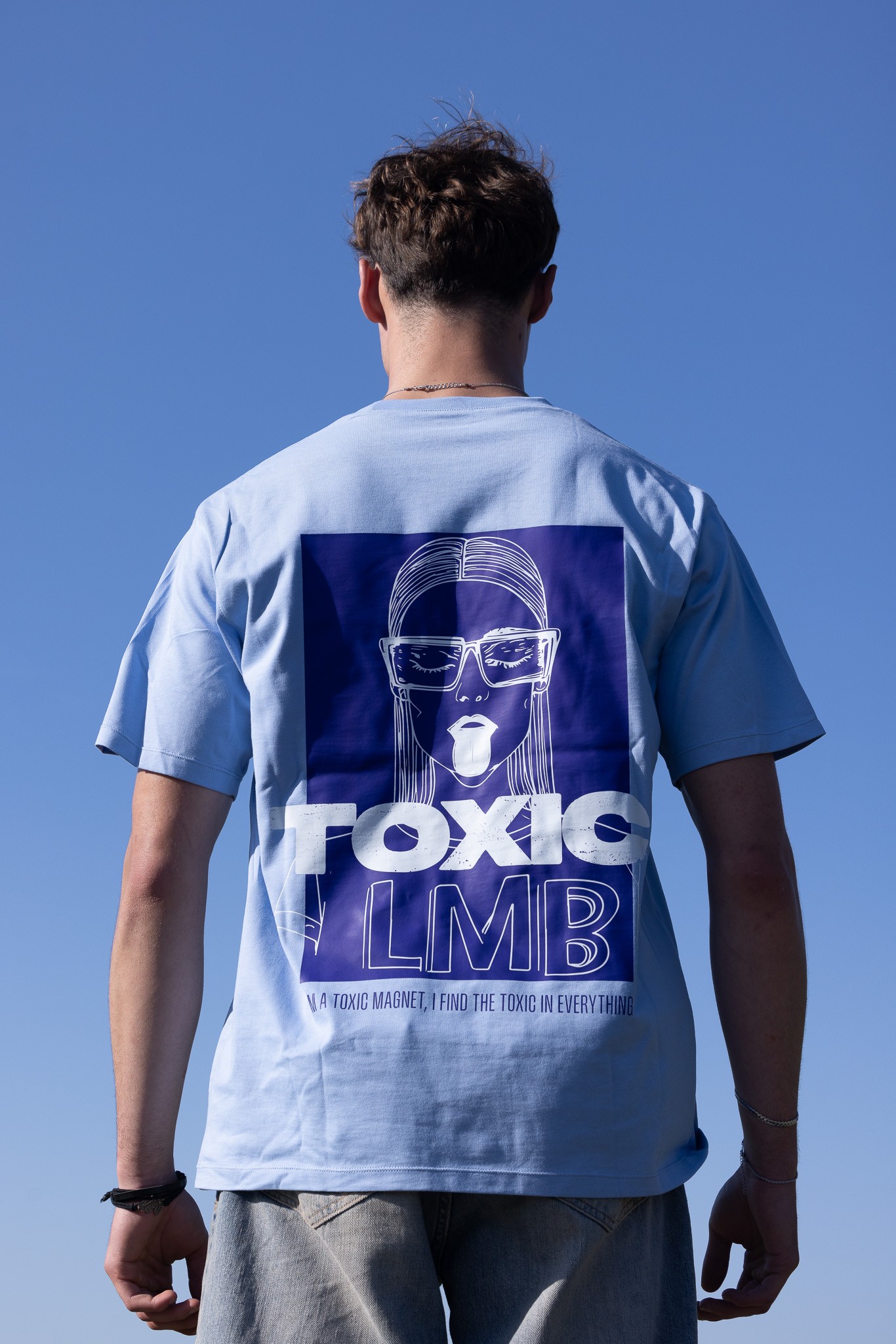 LMB REGULAR FIT T-SHIRT BLUE 01