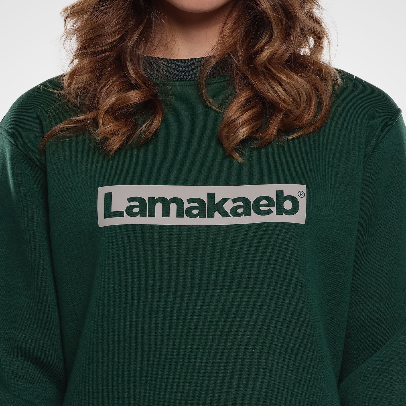 Lamakaeb Club Fleece  Unisex Pullover Sweatshirt -  Forest Green