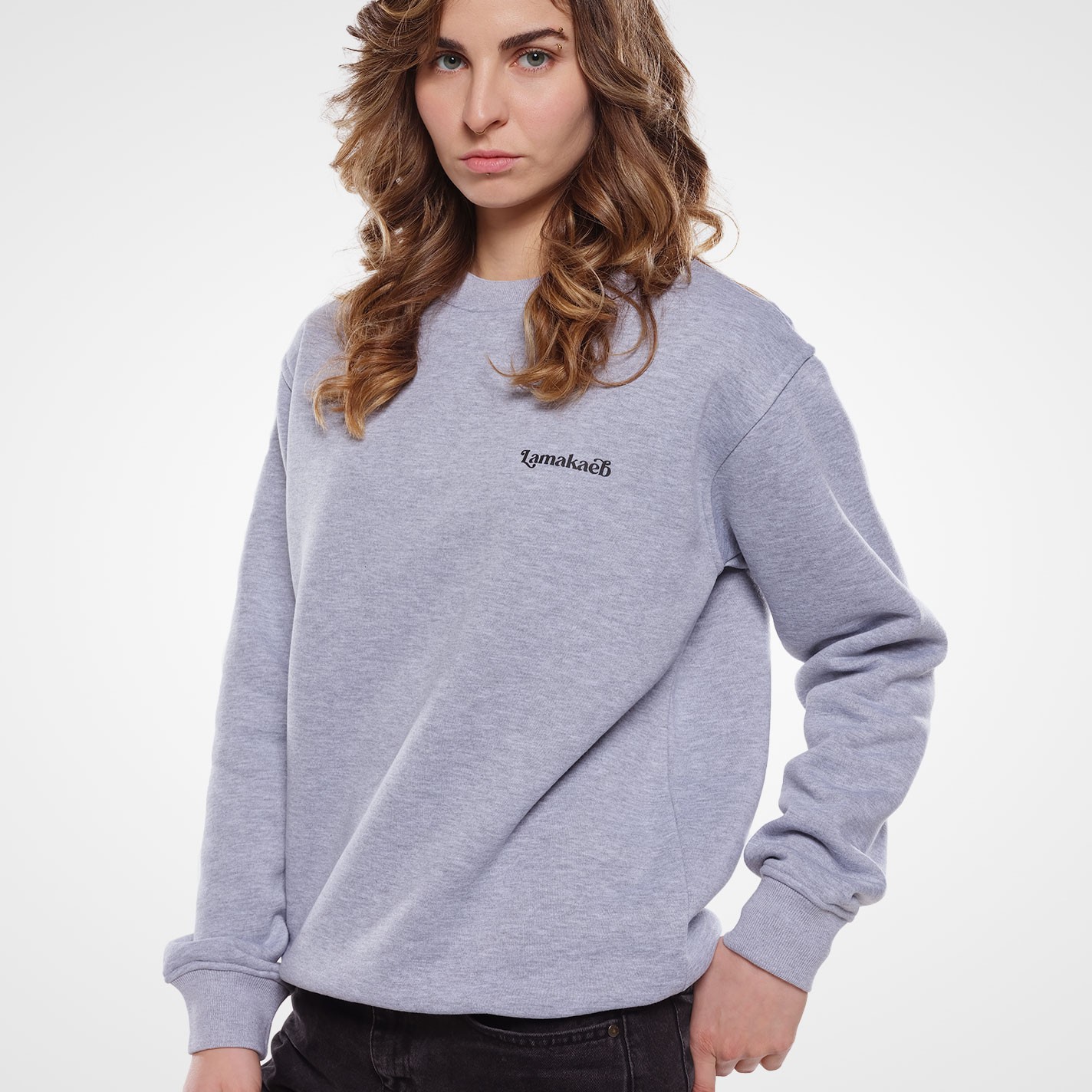 LMKB STRAIGHT GREY SWEATSHIRT