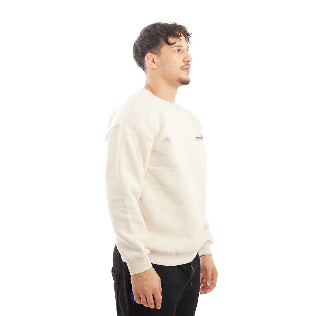 LMKB- STRAIGHT OVERSIZE SWEATSHIRT BEIGE