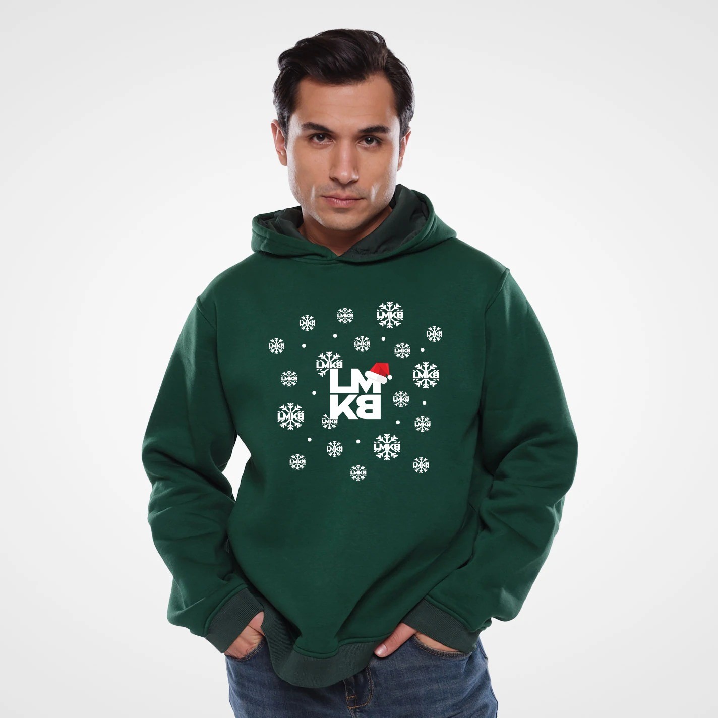 Lamakaeb Club Fleece Unisex Pullover Hooide-Newyear