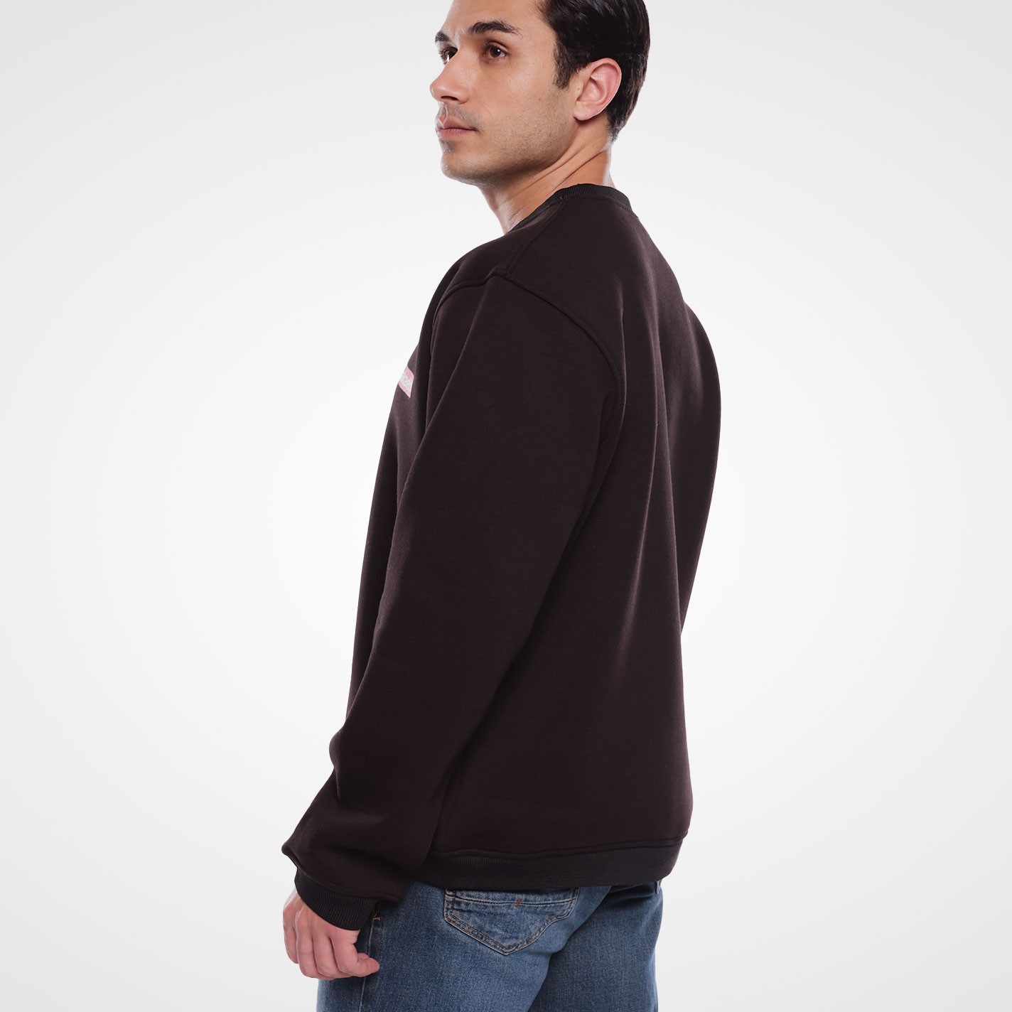 Lamakaeb Club Fleece  Unisex Pullover Sweatshirt - Dark Black