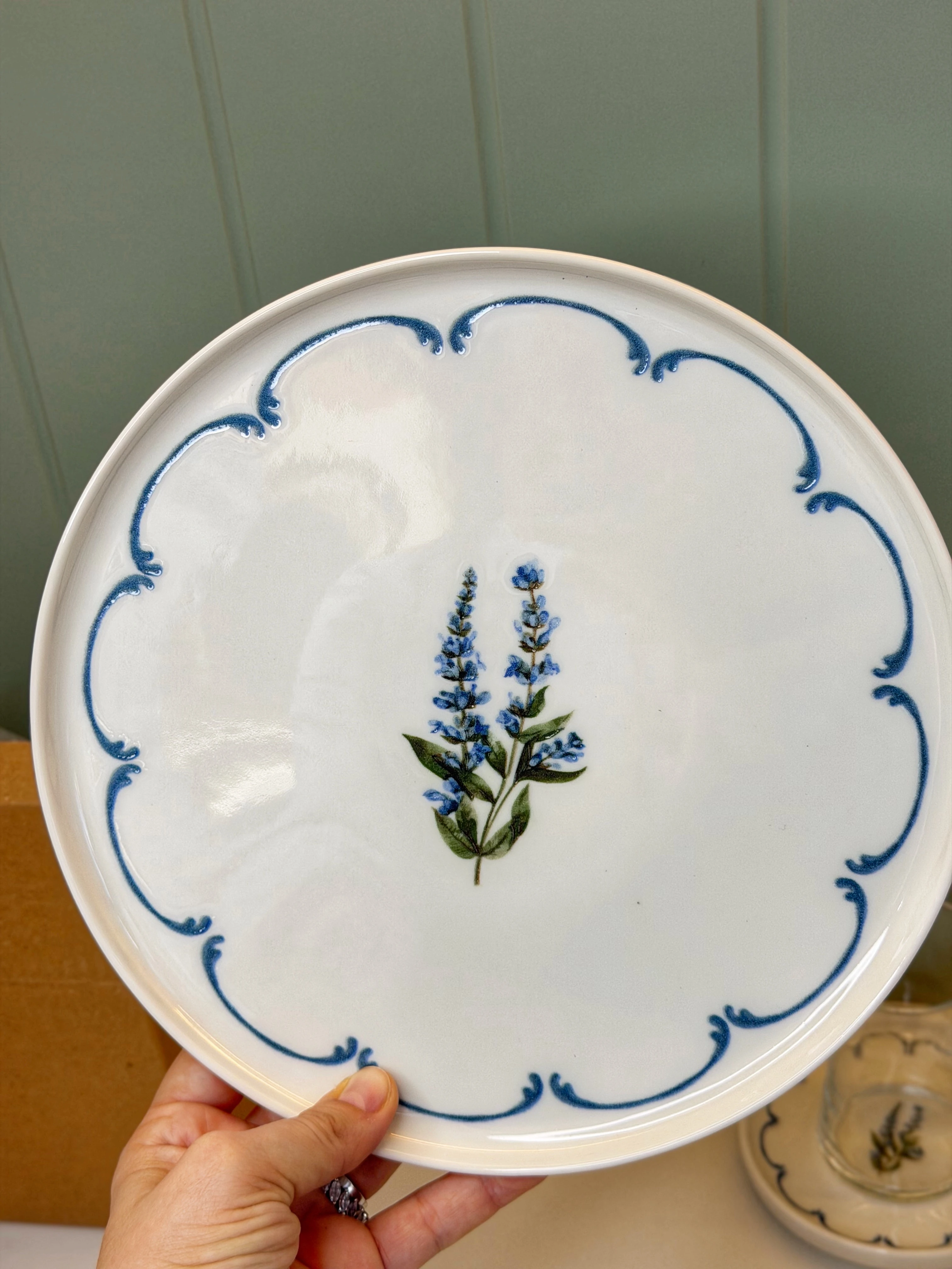 Okaliptus 29 Parça 6 Kişilik Porselen Kahvaltı Takımı 