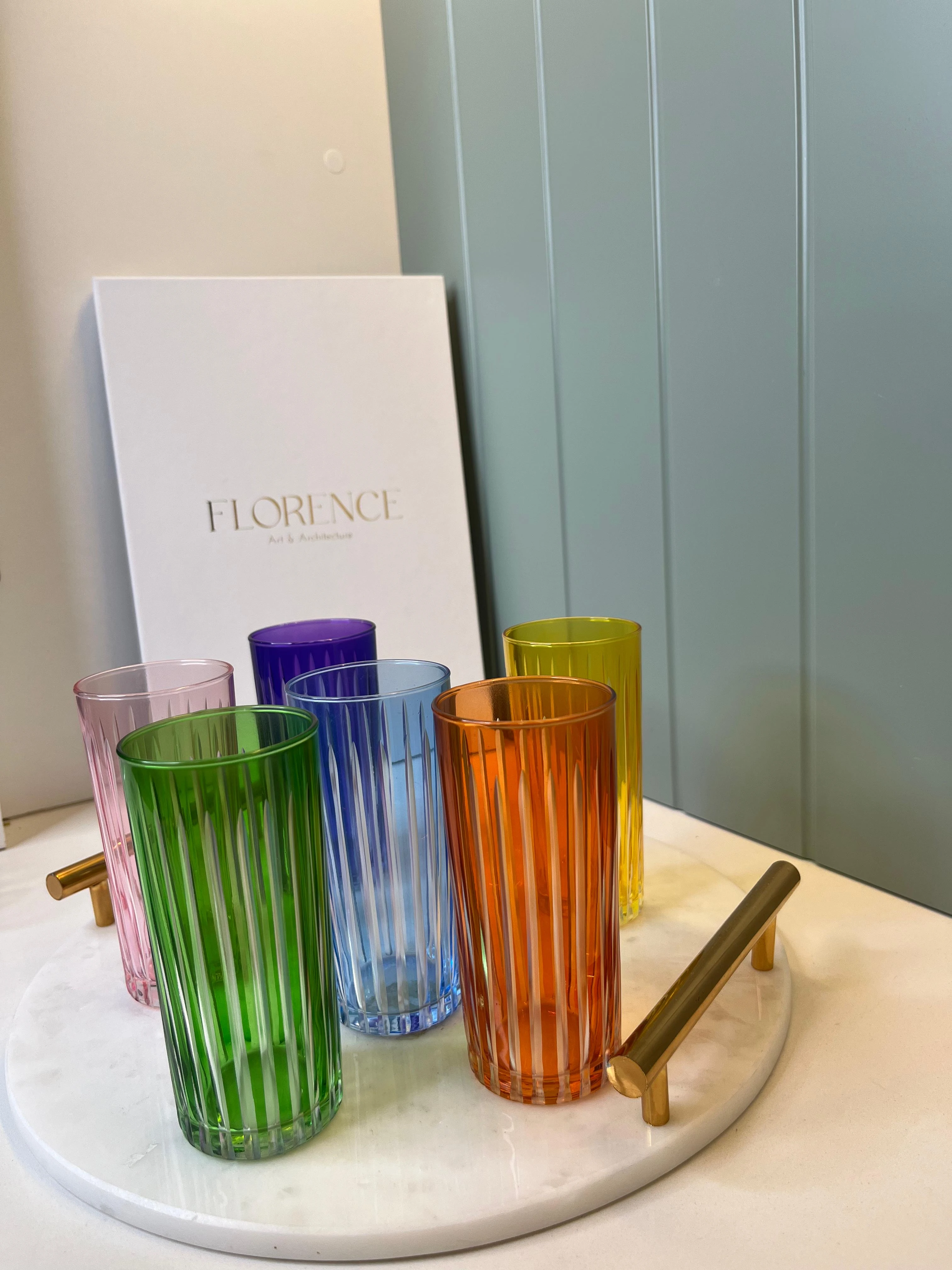 Köln 6 Kişilik Kahve Yanı Su Bardağı 