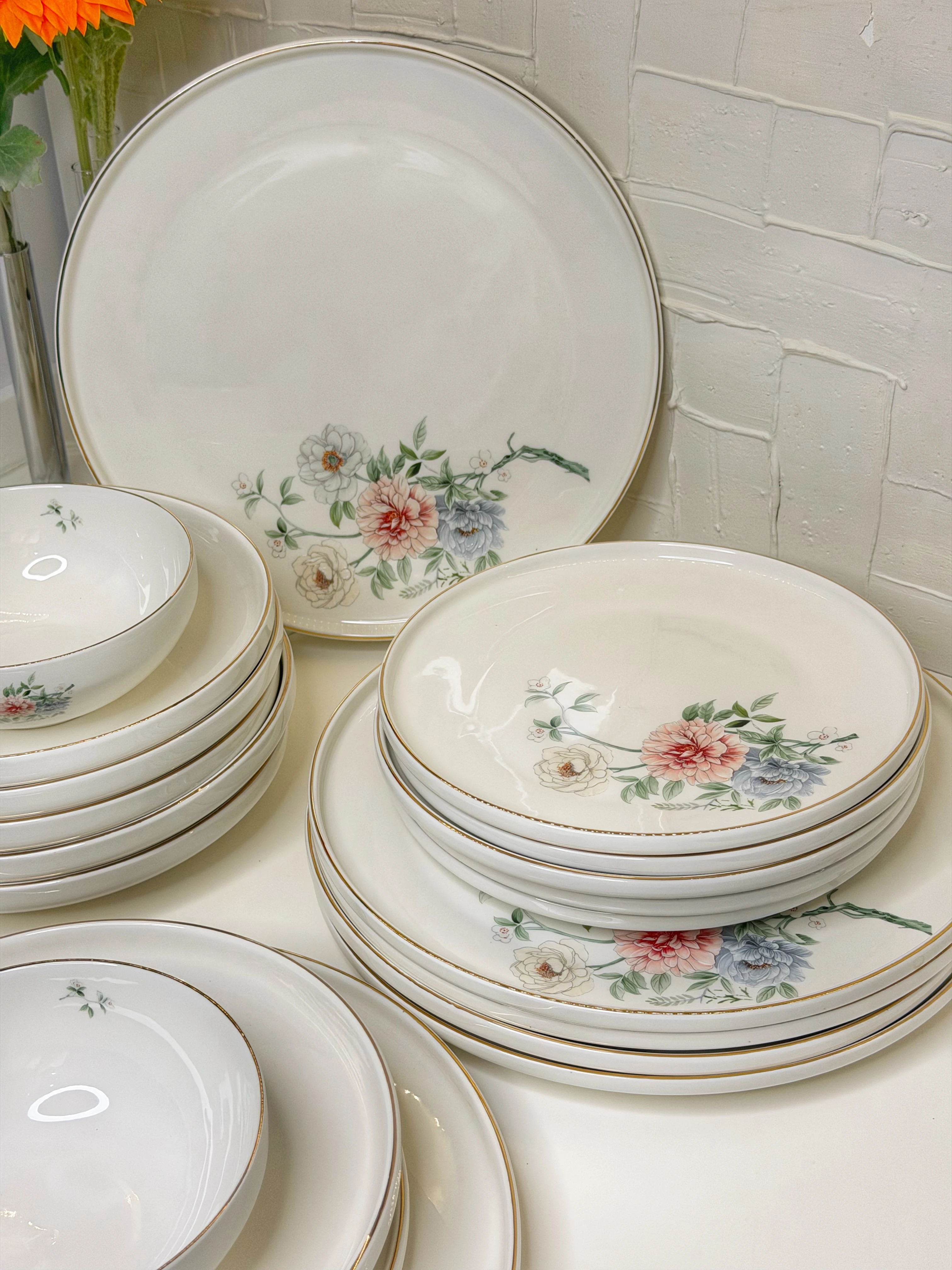 Glade 24 Parça 6 Kişilik Porselen Yemek Takımı