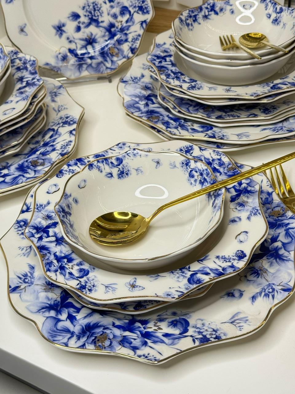 Luca 24 Parça 6 Kişilik Yemek Takımı