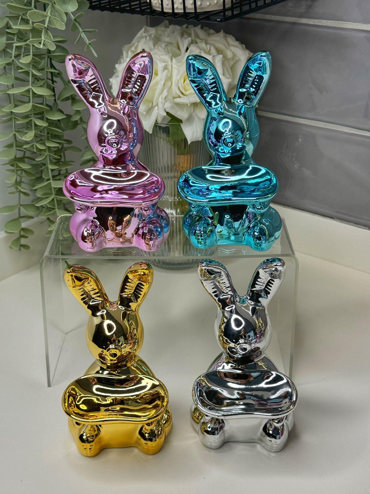 Lily Tavşan Porselen Pembe Drajelik