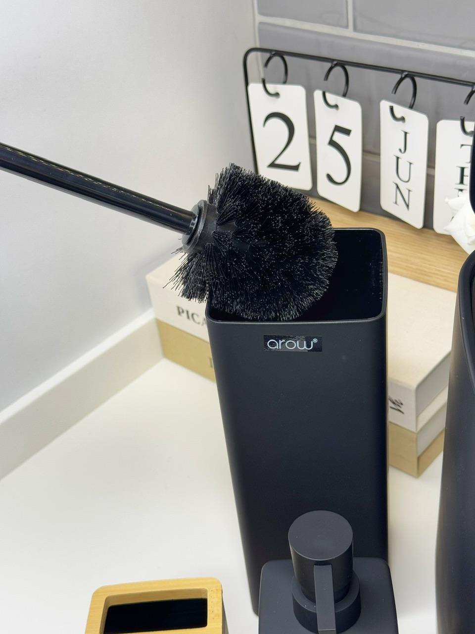 Moi 6 Parça Banyo Seti Siyah