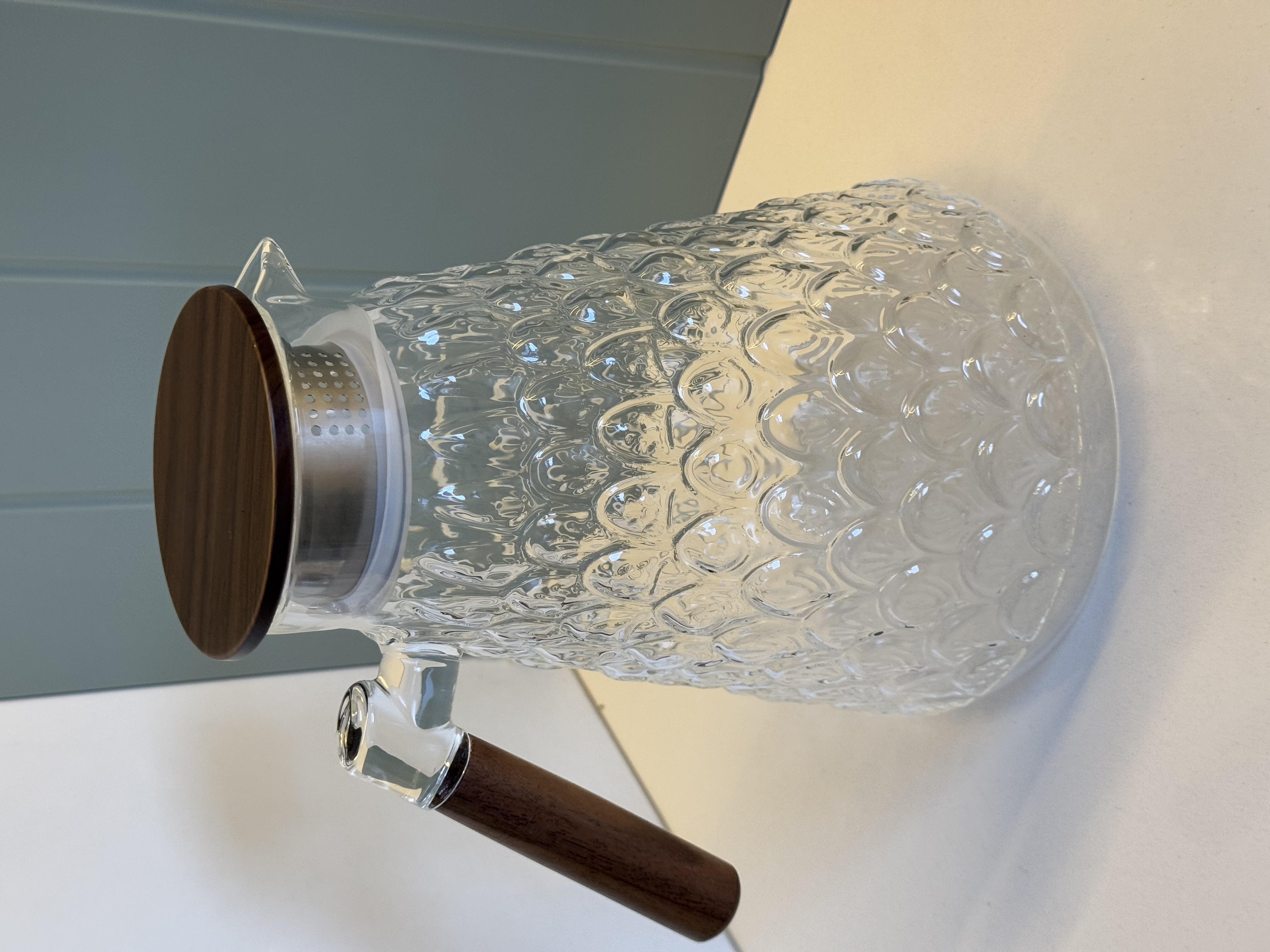 Bery Akasya Kulplu Cam Sürahi (B)